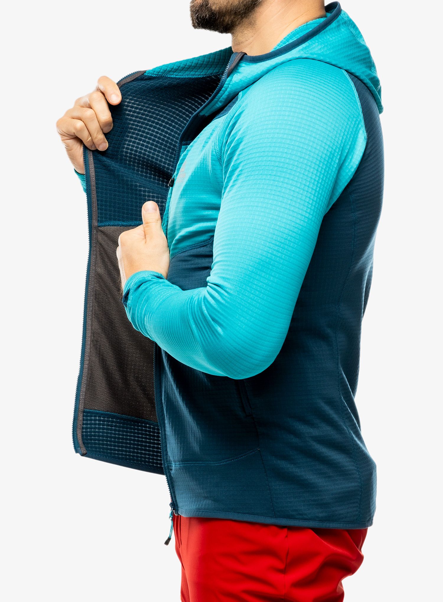 Dukserica na otkopčavanje Mountain Equipment Eclipse Hooded Jacket - majolica/topaz