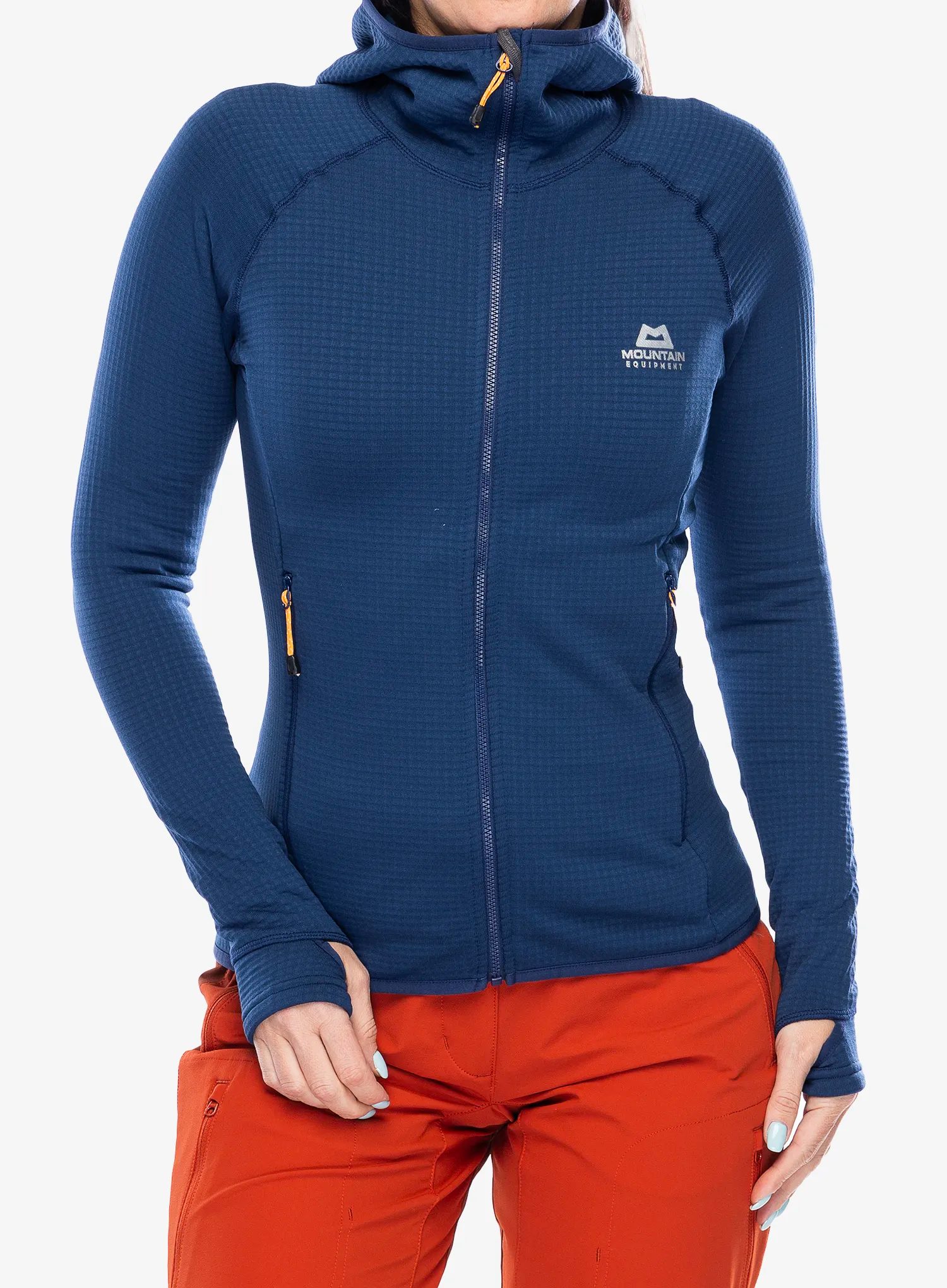 Ženska trekking dukserica Mountain Equipment Eclipse Hooded Jacket - medieval blue