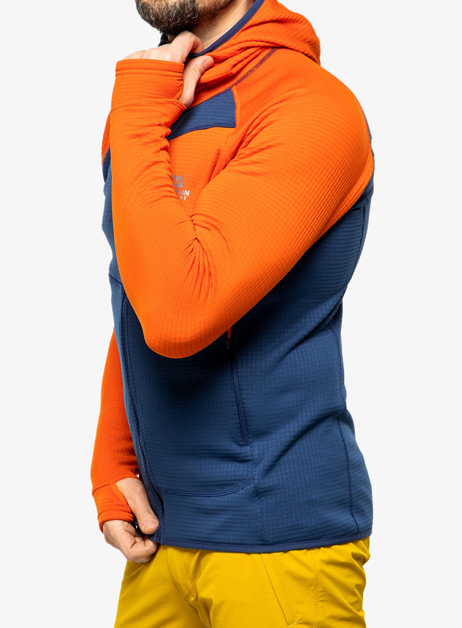 Dukserica na otkopčavanje Mountain Equipment Eclipse Hooded Jacket - medieval/cardinal