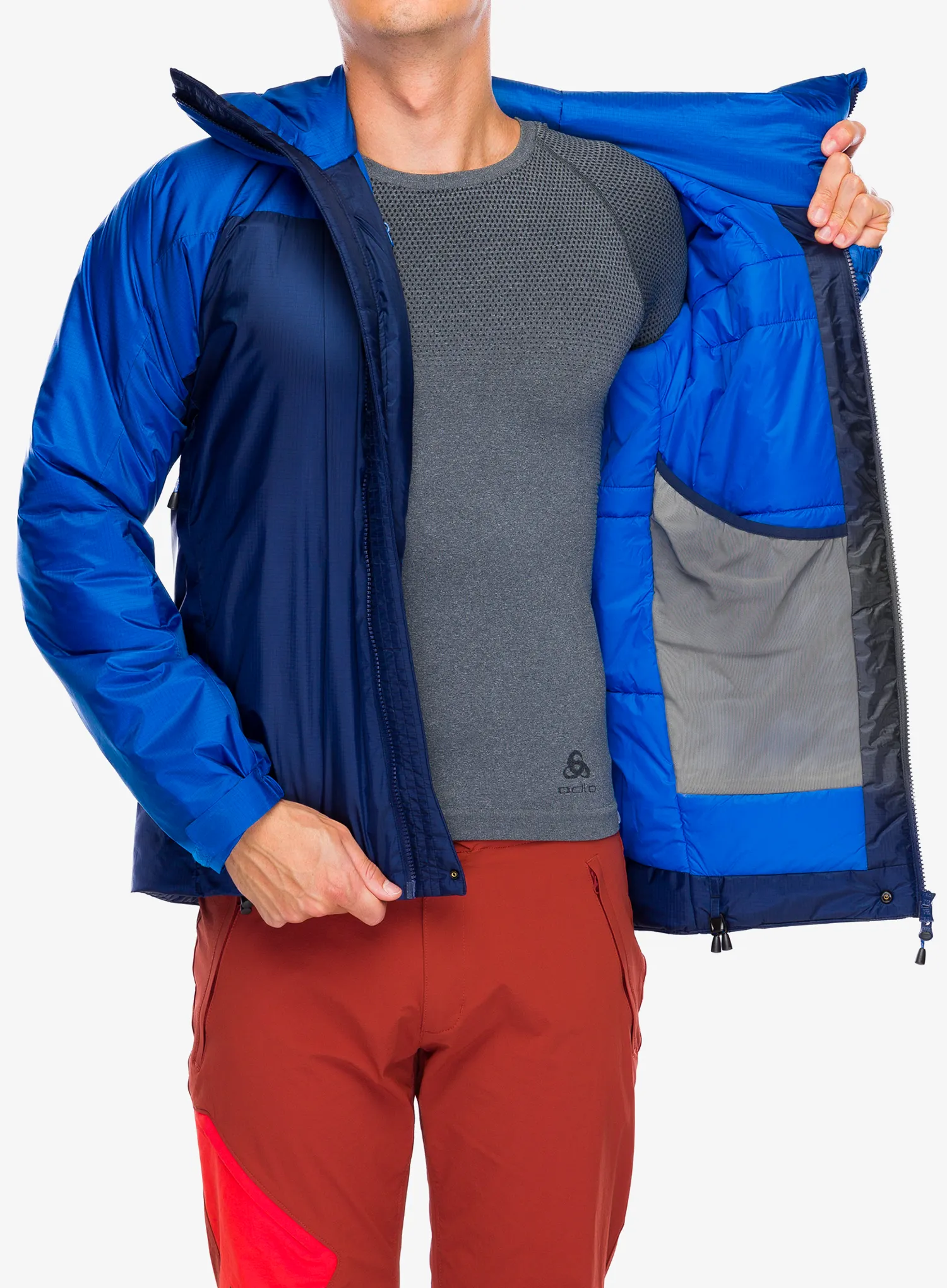 Jakna s postavom Mountain Equipment Fitzroy Jacket - medieval/lapis blue