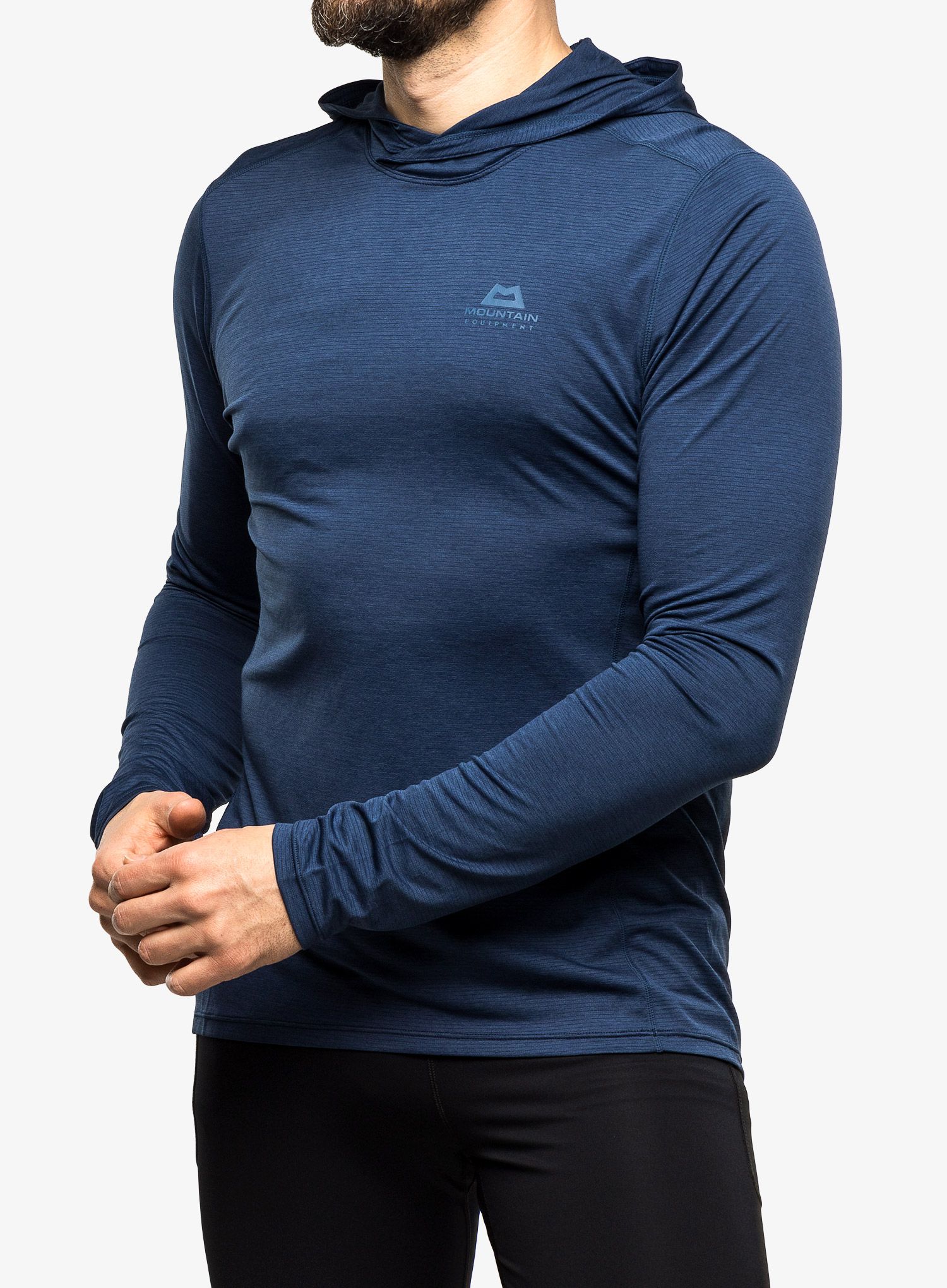 Majica s kapuljačom Mountain Equipment Glace Hooded Top - dusk