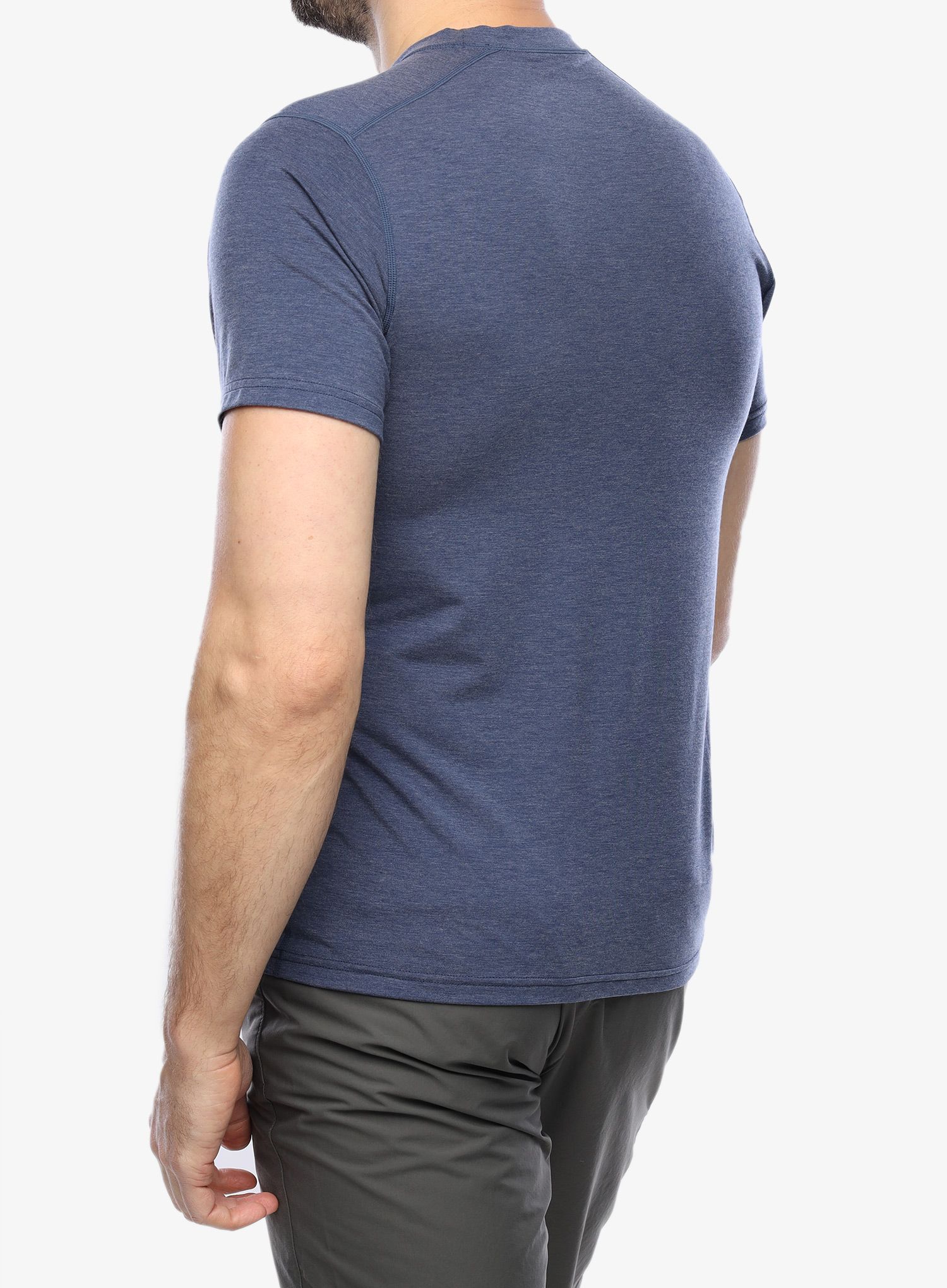 Brzosušeća majica Mountain Equipment Headpoint Script Tee - medieval blue
