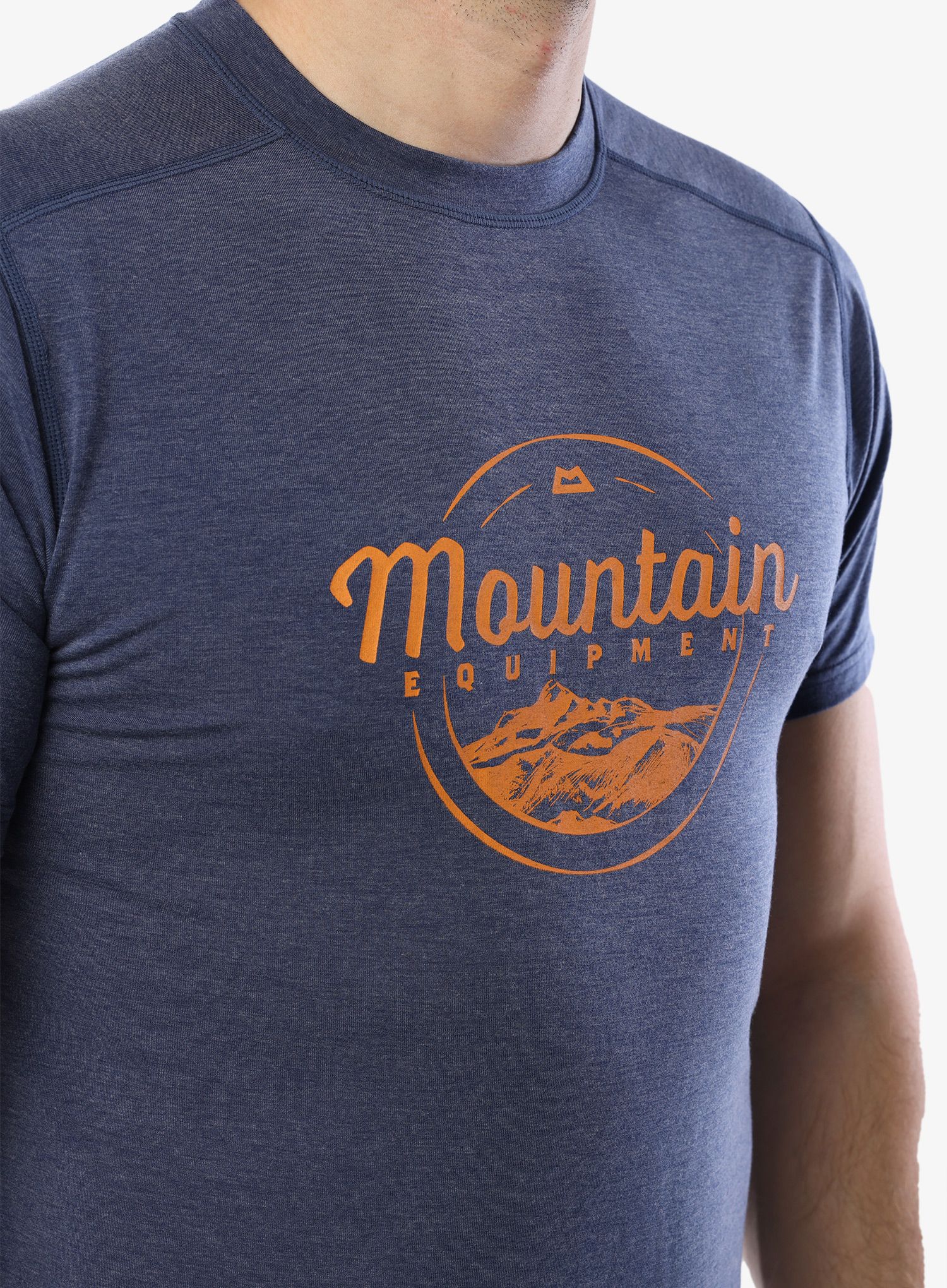 Brzosušeća majica Mountain Equipment Headpoint Script Tee - medieval blue