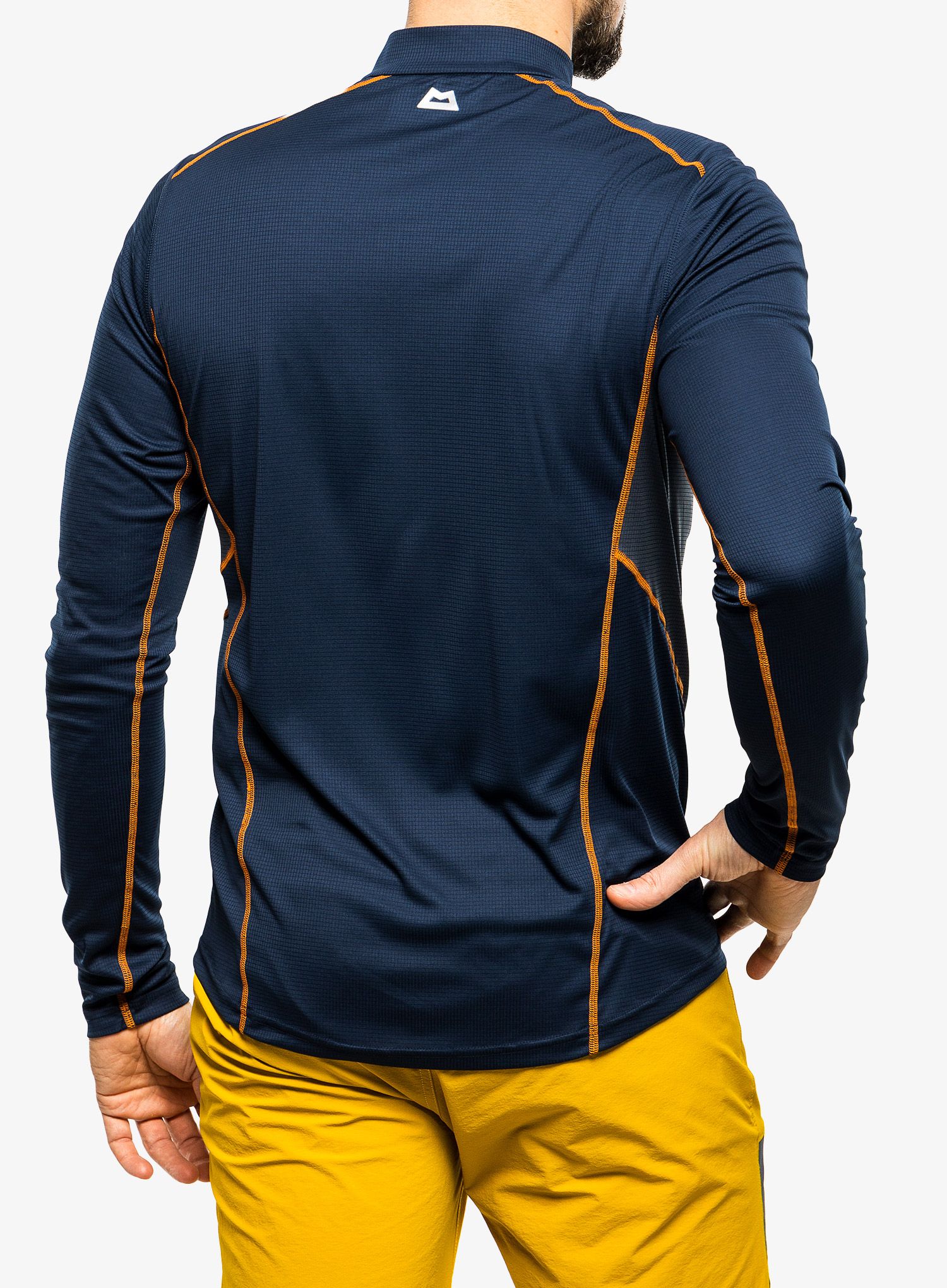 Majica dugih rukava Mountain Equipment Ignis LS Zip Tee - cosmos/ombre blue