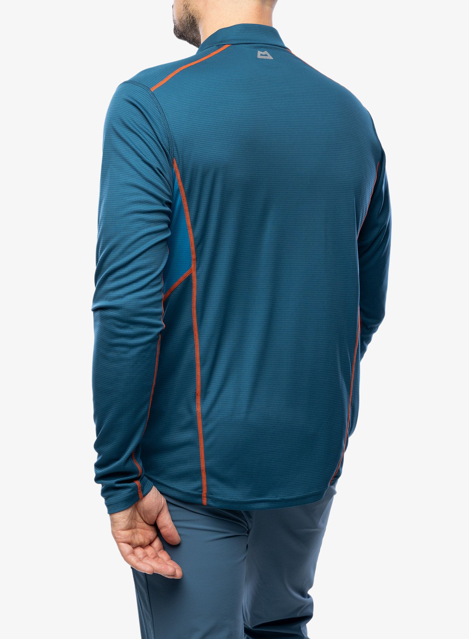 Majica dugih rukava Mountain Equipment Ignis LS Zip Tee - majolica/alto blue