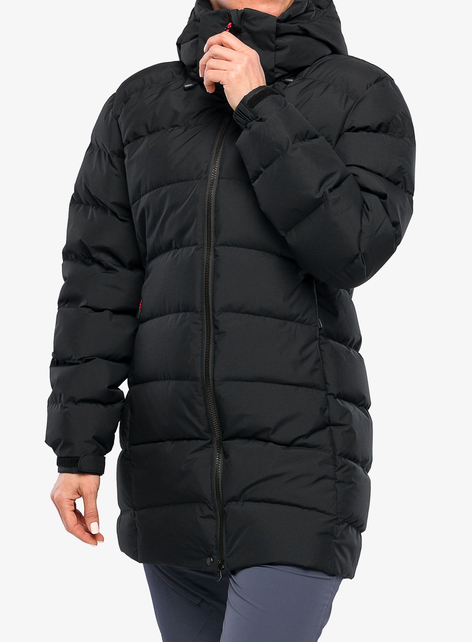 Ženski perjani kaput Mountain Equipment Lightline Eco Parka - black