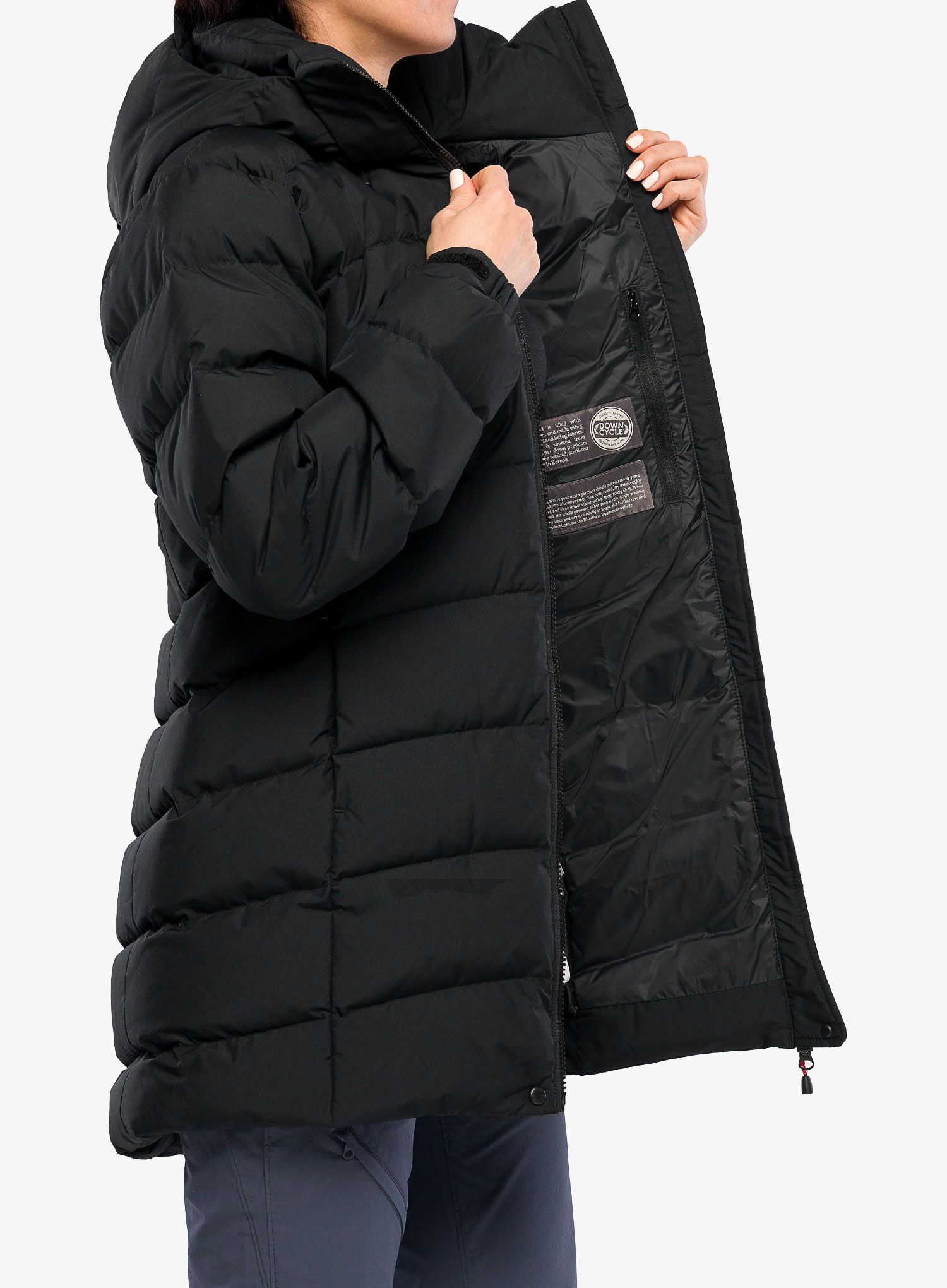 Ženski perjani kaput Mountain Equipment Lightline Eco Parka - black