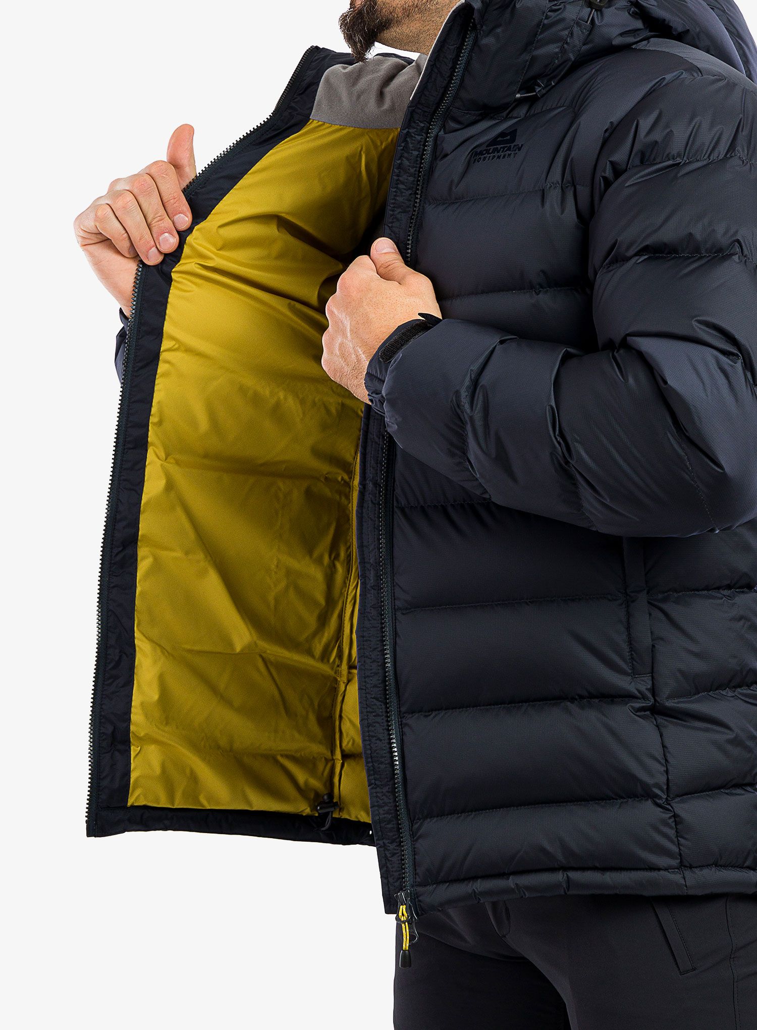 Pernata jakna Mountain Equipment Lightline Jacket - obsidan/acid