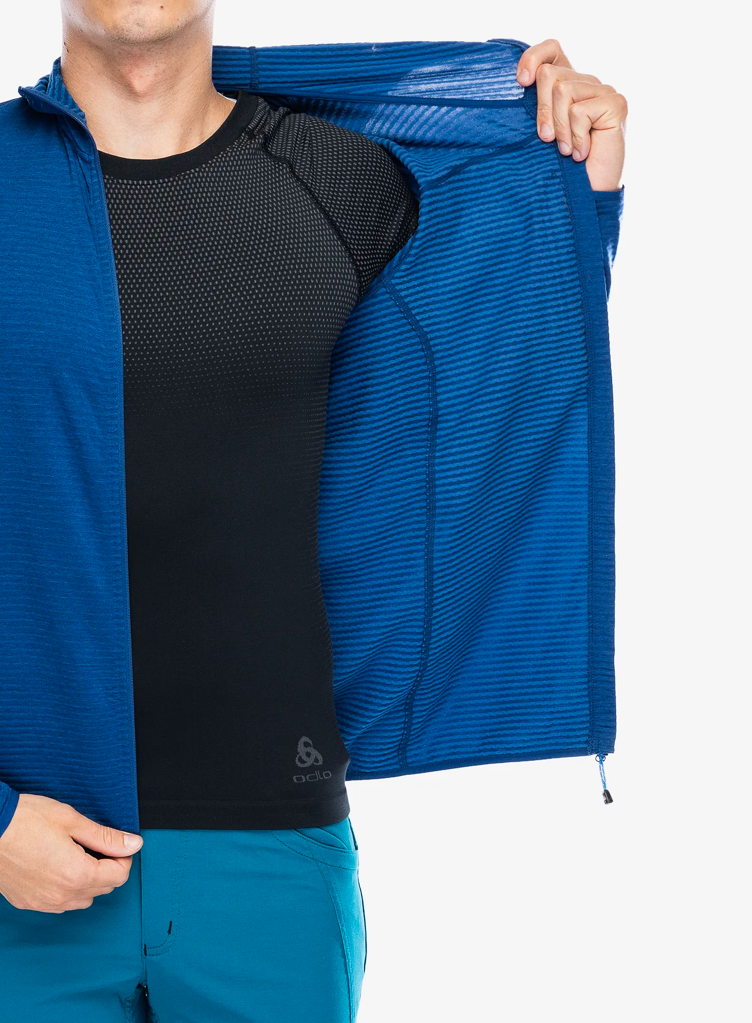 Penjačka dukserica Mountain Equipment Lumiko Hooded Jacket - admiral/cosmos