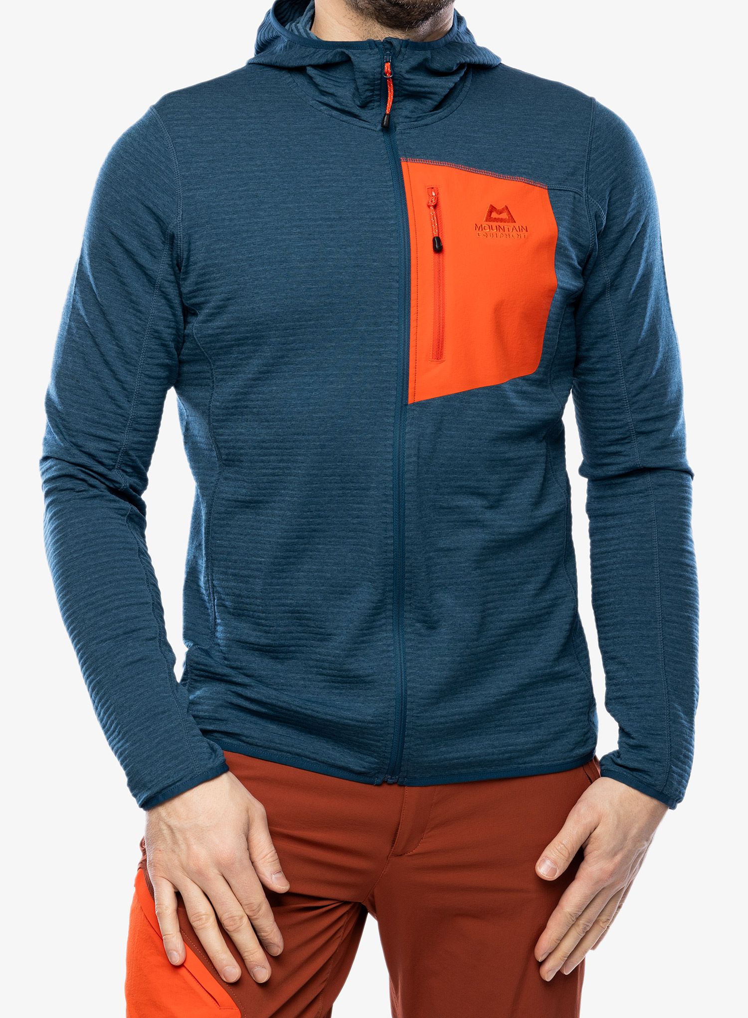 Penjačka dukserica Mountain Equipment Lumiko Hooded Jacket - majolica/cardinal