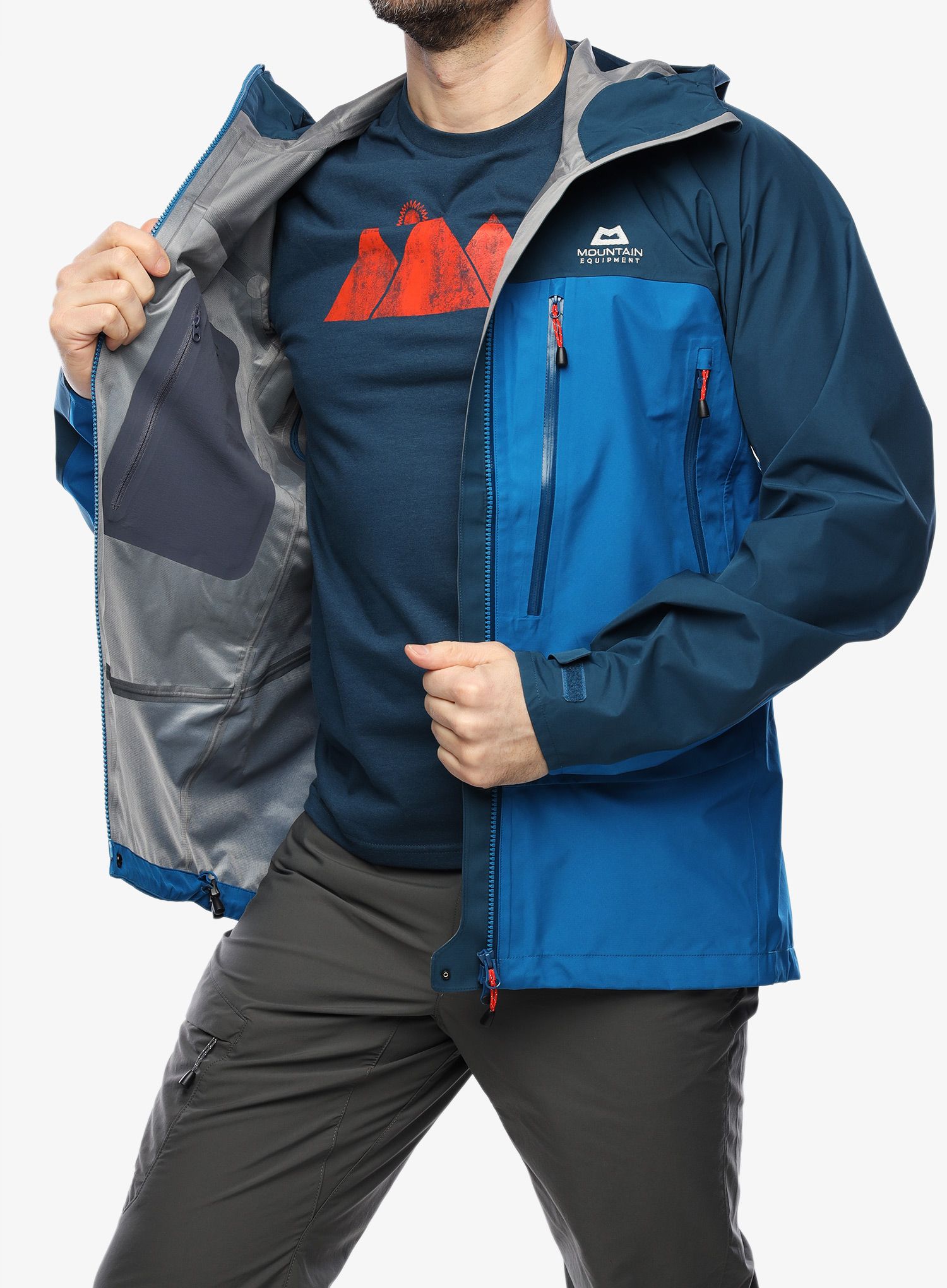 GORE TEX jakna Mountain Equipment Makalu Jacket - mykonos blue/majolica blue