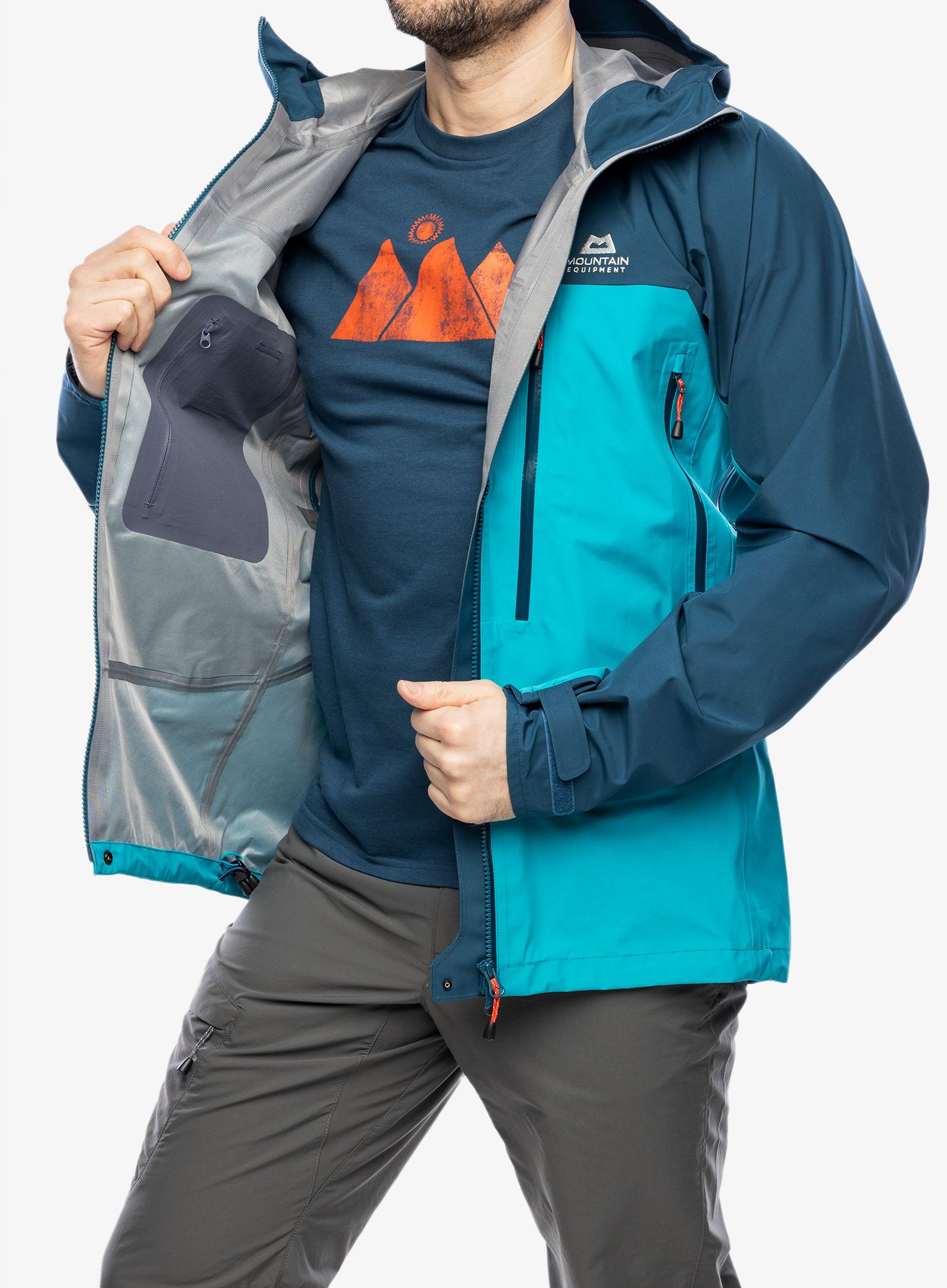 GORE TEX jakna Mountain Equipment Makalu Jacket - topaz/majolica blue