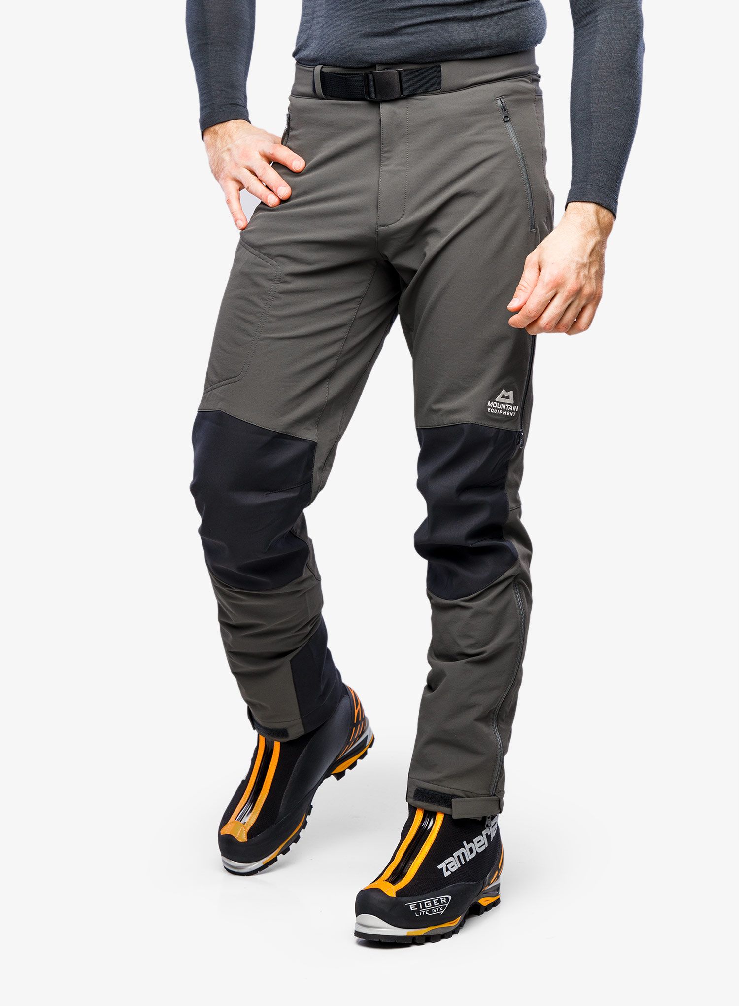 Softshell hlače Mountain Equipment Mission Pant - graphite/black