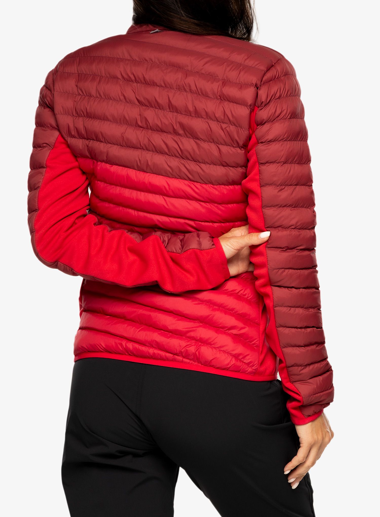 Jakna s postavom ženska Mountain Equipment Particle Jacket - capsicum/tibetan red