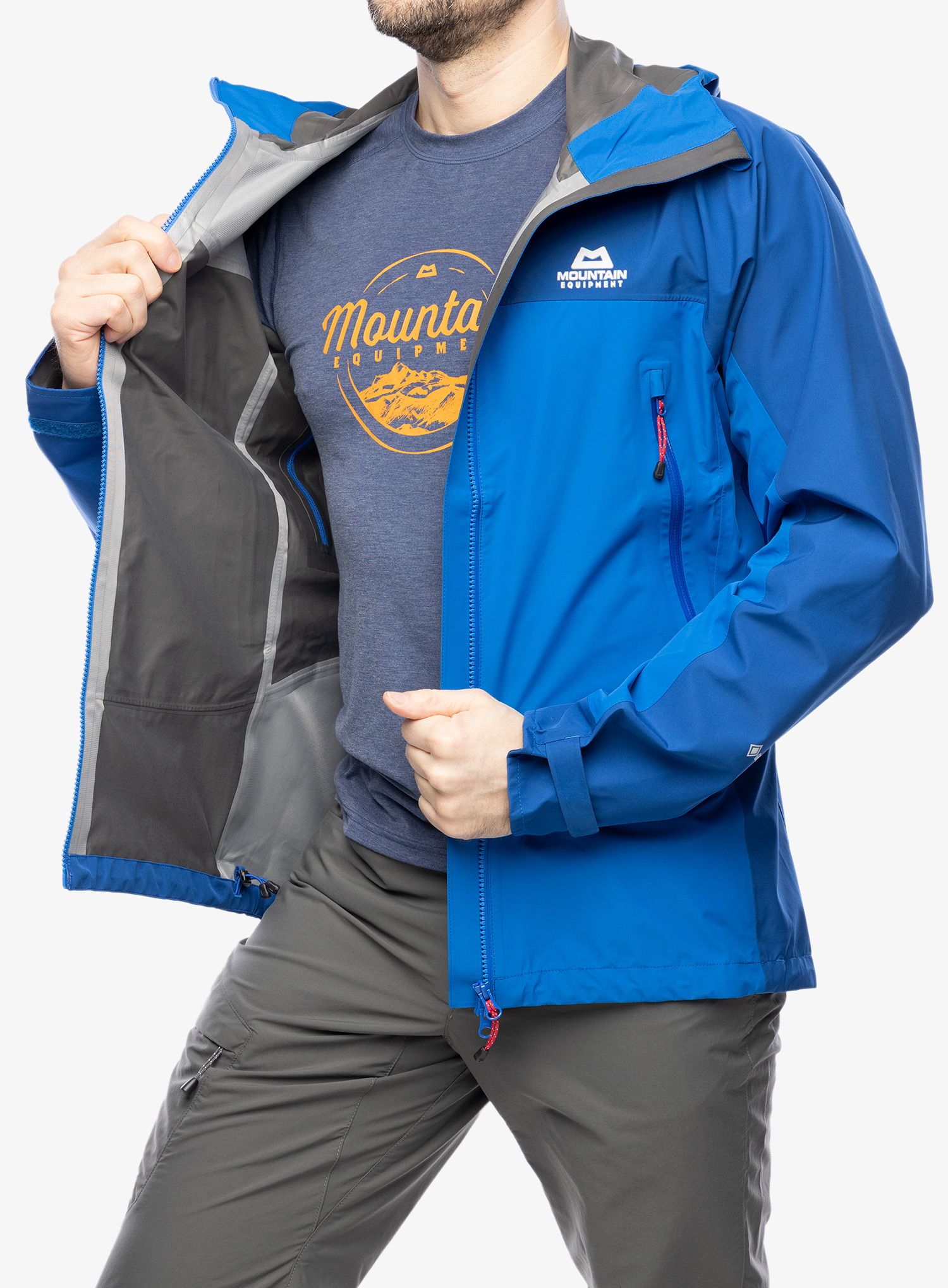 GORE TEX jakna Mountain Equipment Saltoro Jacket - lapis blue/dk ocean