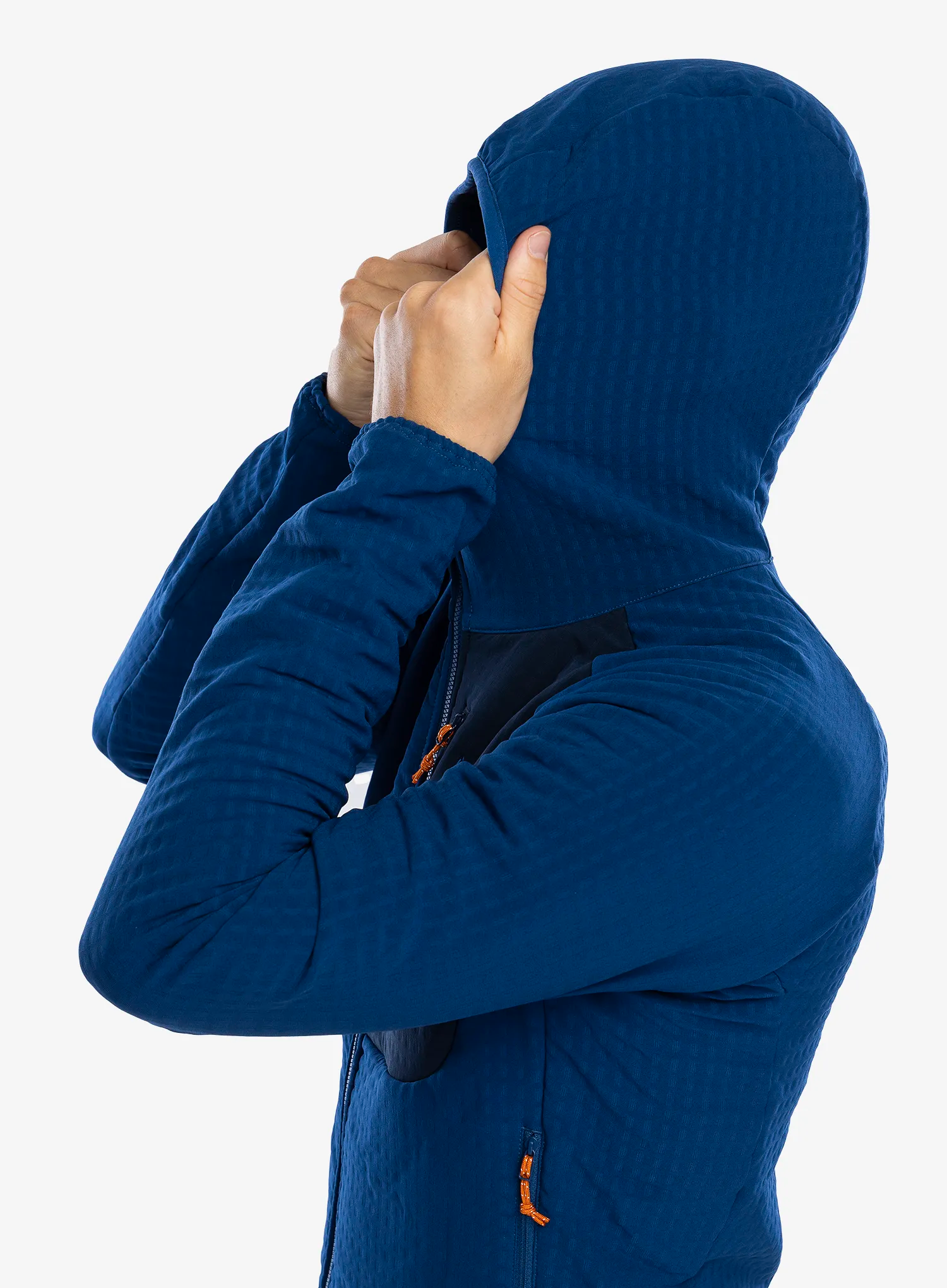 Dukserica na otkopčavanje Mountain Equipment Shroud Hooded Jacket - admiral/cosmos