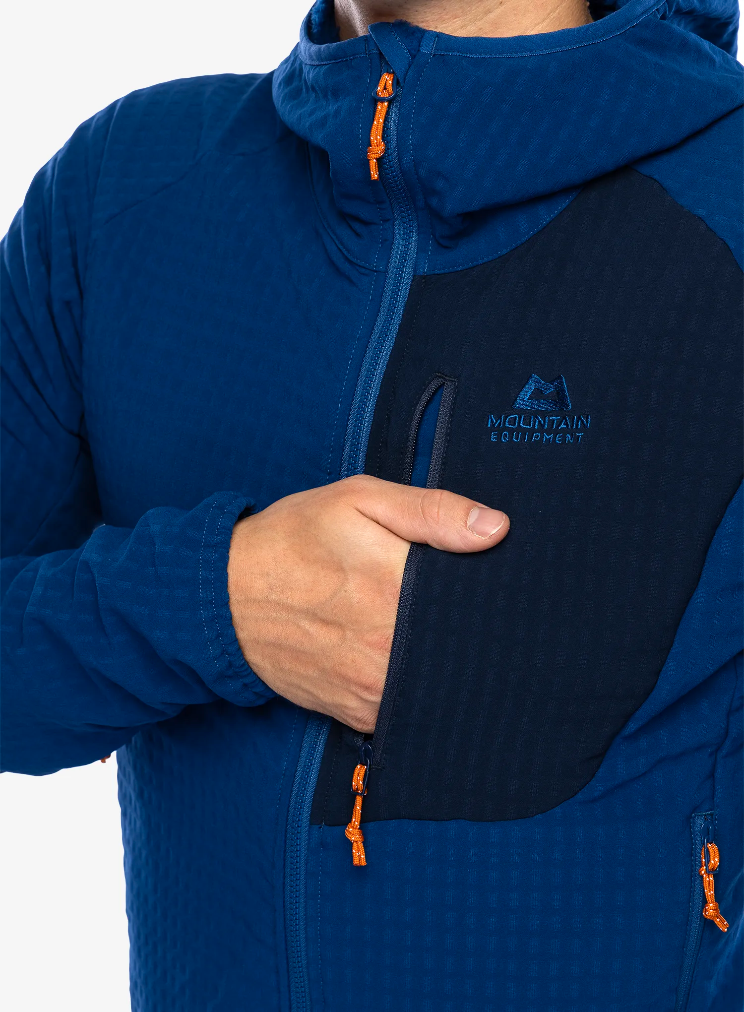 Dukserica na otkopčavanje Mountain Equipment Shroud Hooded Jacket - admiral/cosmos