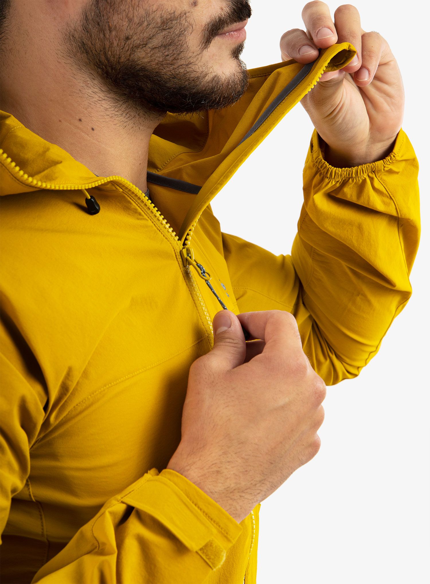 Softshell jakna Mountain Equipment Squall Hooded Jacket - acid