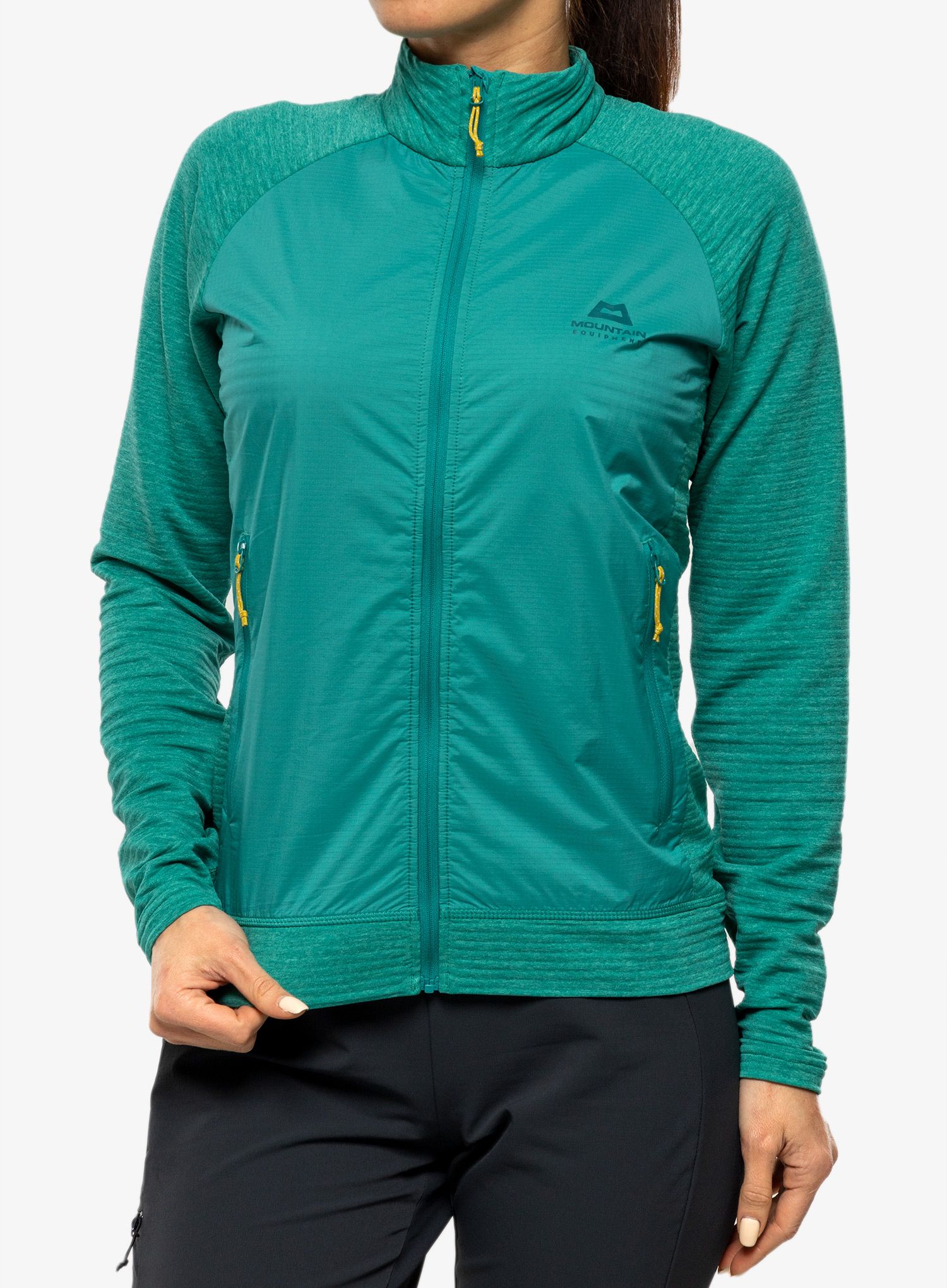 Ženska hibridna jakna Mountain Equipment Trembler Jacket - jade/spruce