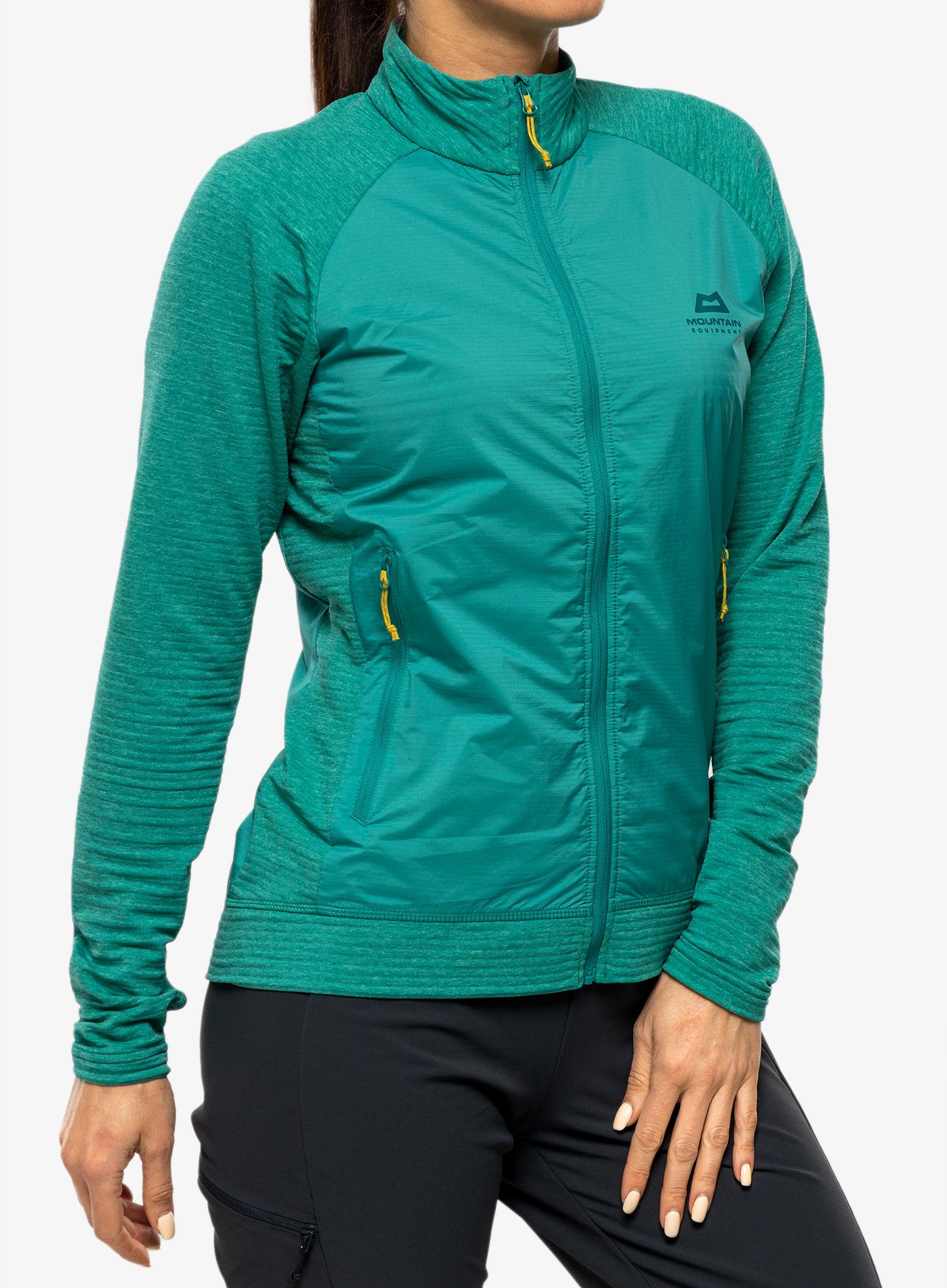 Ženska hibridna jakna Mountain Equipment Trembler Jacket - jade/spruce