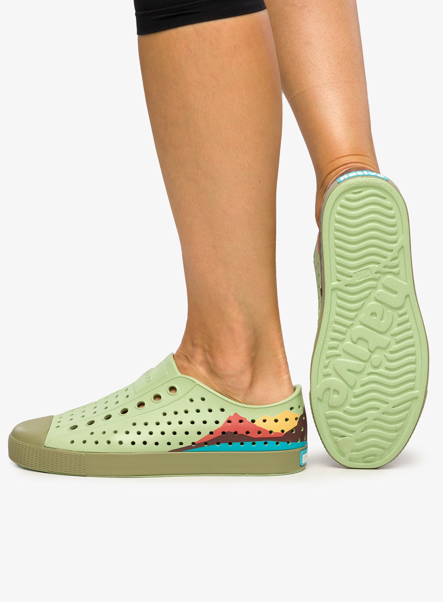 Lifestyle cipele Native Jefferson Block - tea green