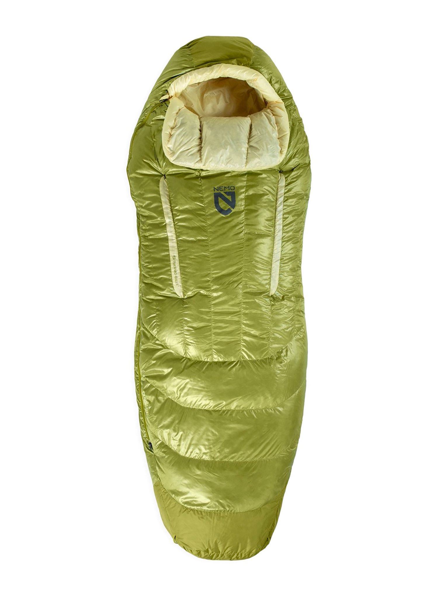 Ženska perjana vreća za spavanje Nemo Disco 15 Long Endless Promise (183 cm) - birch bud