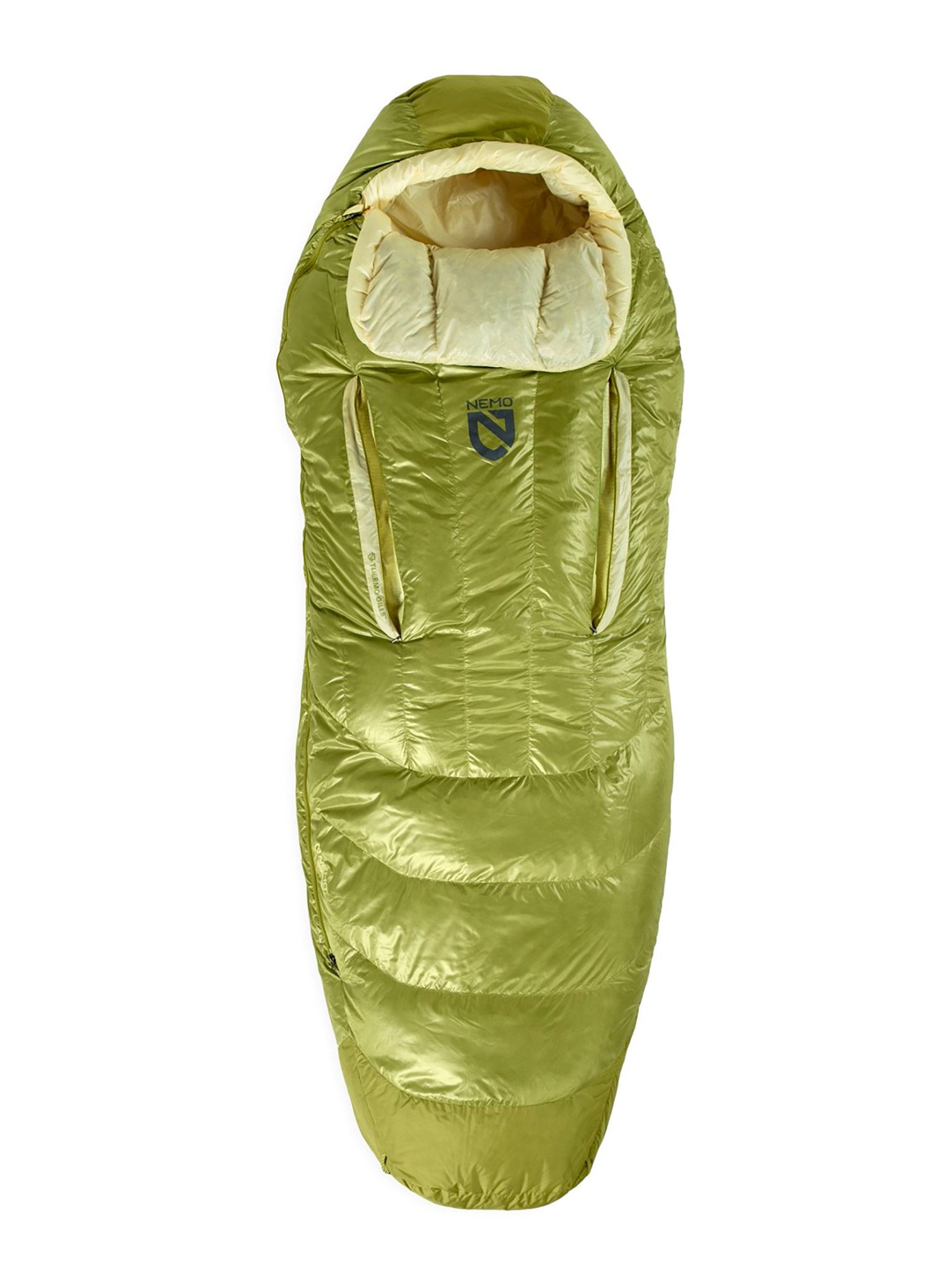 Ženska perjana vreća za spavanje Nemo Disco 15 Long Endless Promise (183 cm) - birch bud