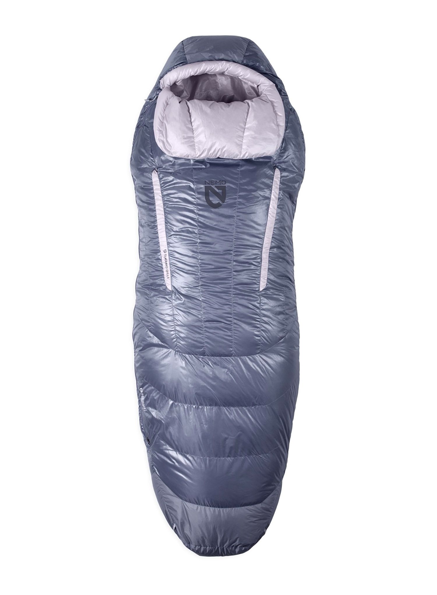 Ženska perjana vreća za spavanje Nemo Disco 30 Long Endless Promise (183 cm) - blue granite