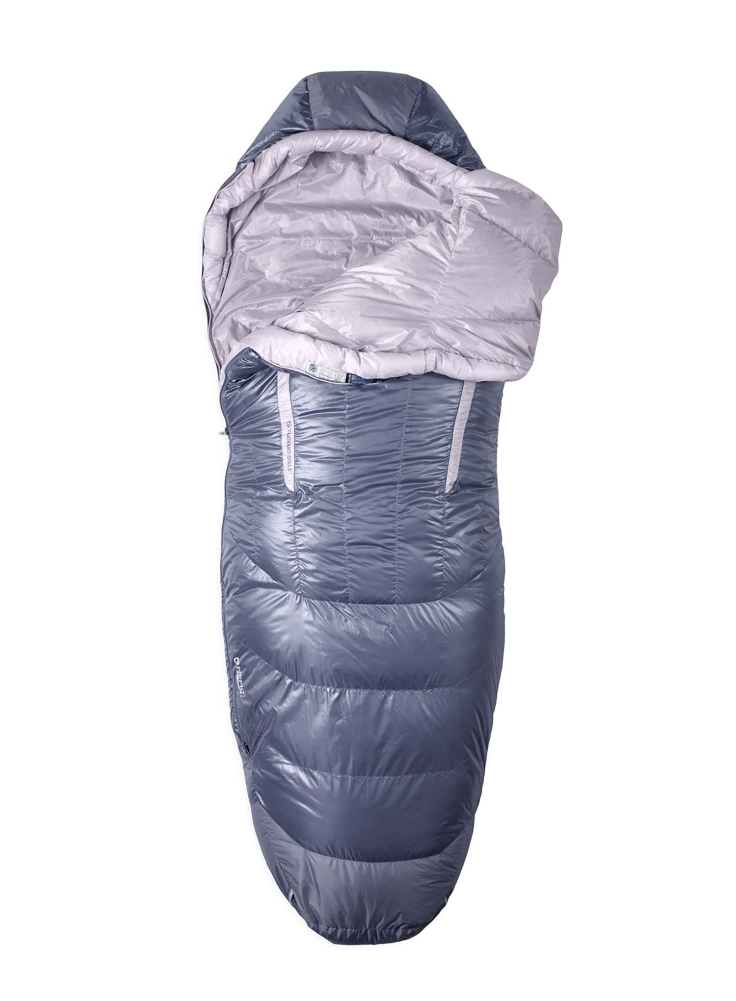 Ženska perjana vreća za spavanje Nemo Disco 30 Reg (168 cm) - blue granite