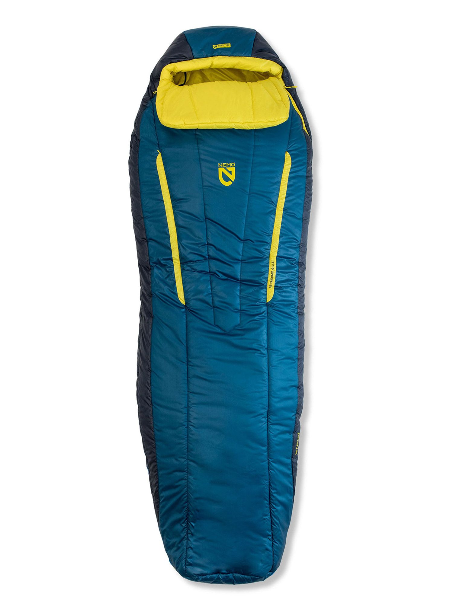 Sintetička vreća za spavanje Nemo Forte Endless Promise 20 Long (198 cm) - abyss/green sheen
