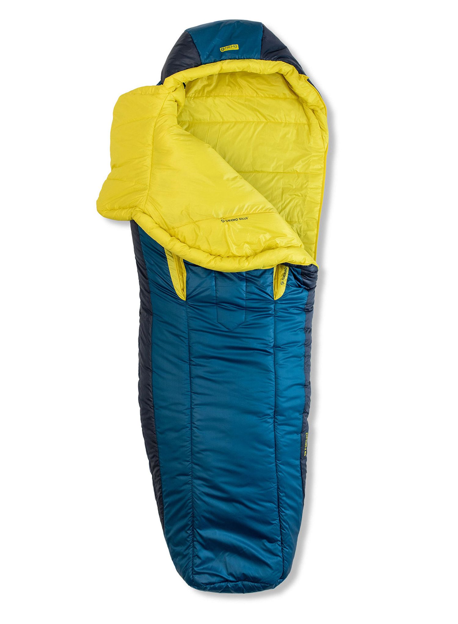 Sintetička vreća za spavanje Nemo Forte Endless Promise 20 Long (198 cm) - abyss/green sheen