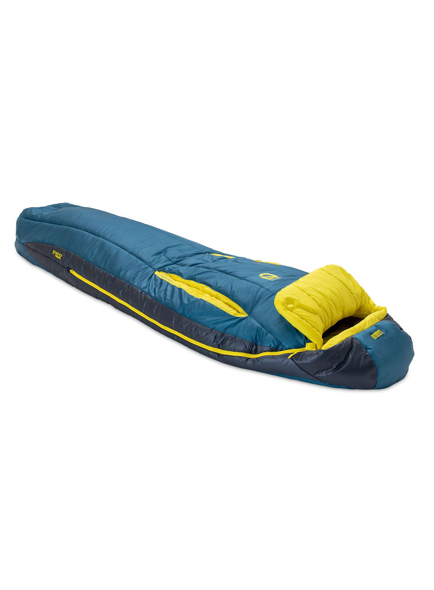 Sintetička vreća za spavanje Nemo Forte Endless Promise 20 Long (198 cm) - abyss/green sheen