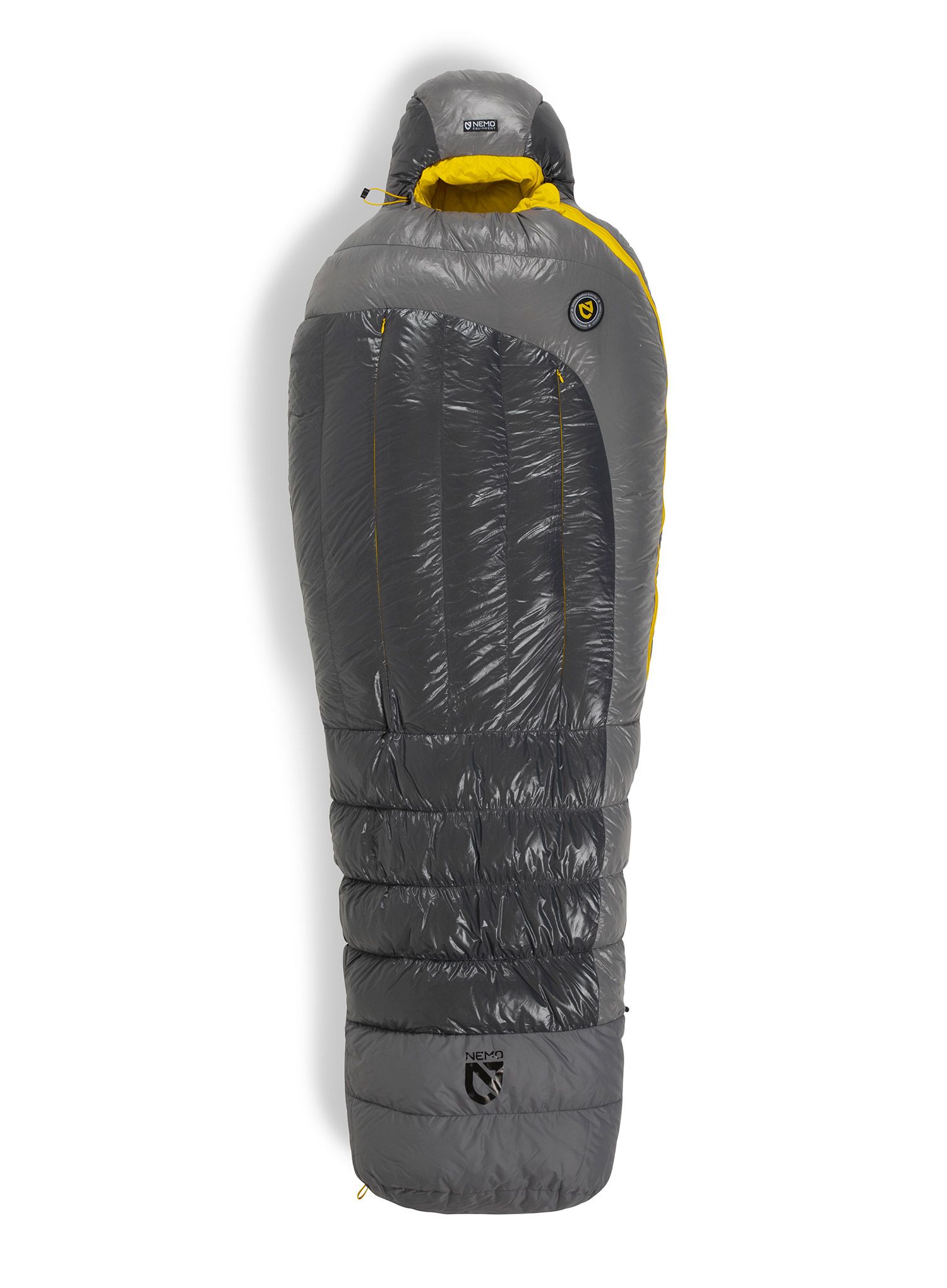 Perjana vreća za spavanje Nemo Sonic 0 Reg (183 cm) - goodnight gray/goldfinch