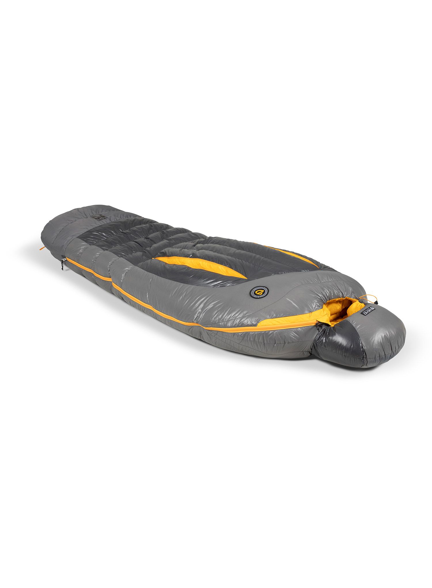 Perjana vreća za spavanje Nemo Sonic 0 Reg (183 cm) - goodnight gray/goldfinch