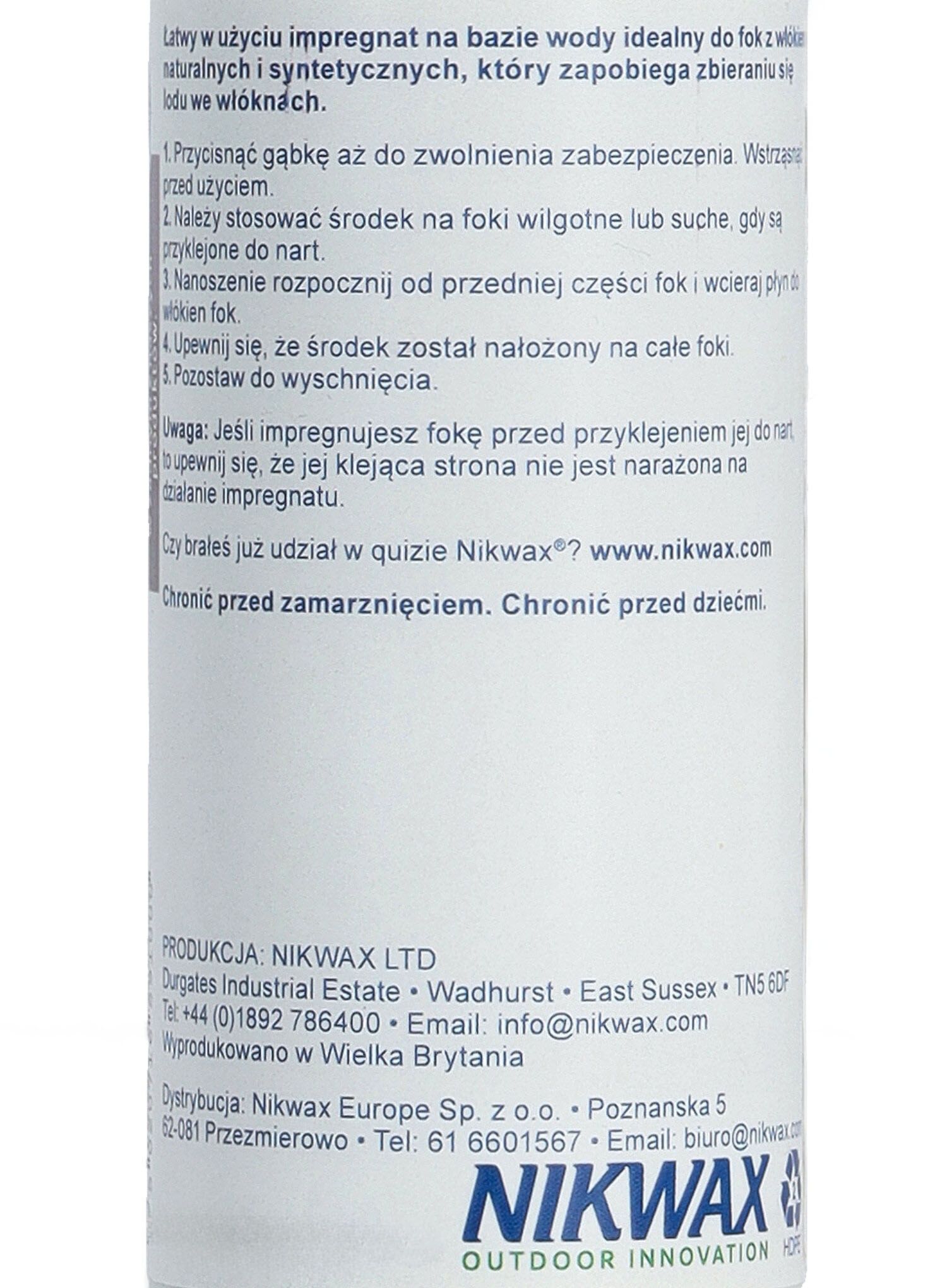 Impregnat za kože Nikwax Ski Skin Proof 125 ml