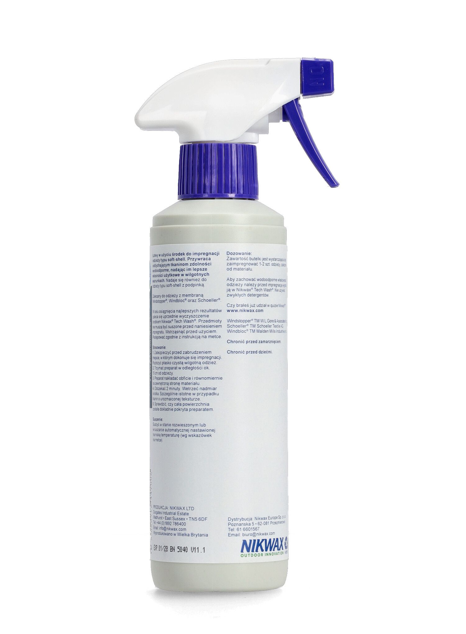 Impregnat za odjeću Nikwax Softshell Proof Spray 300ml
