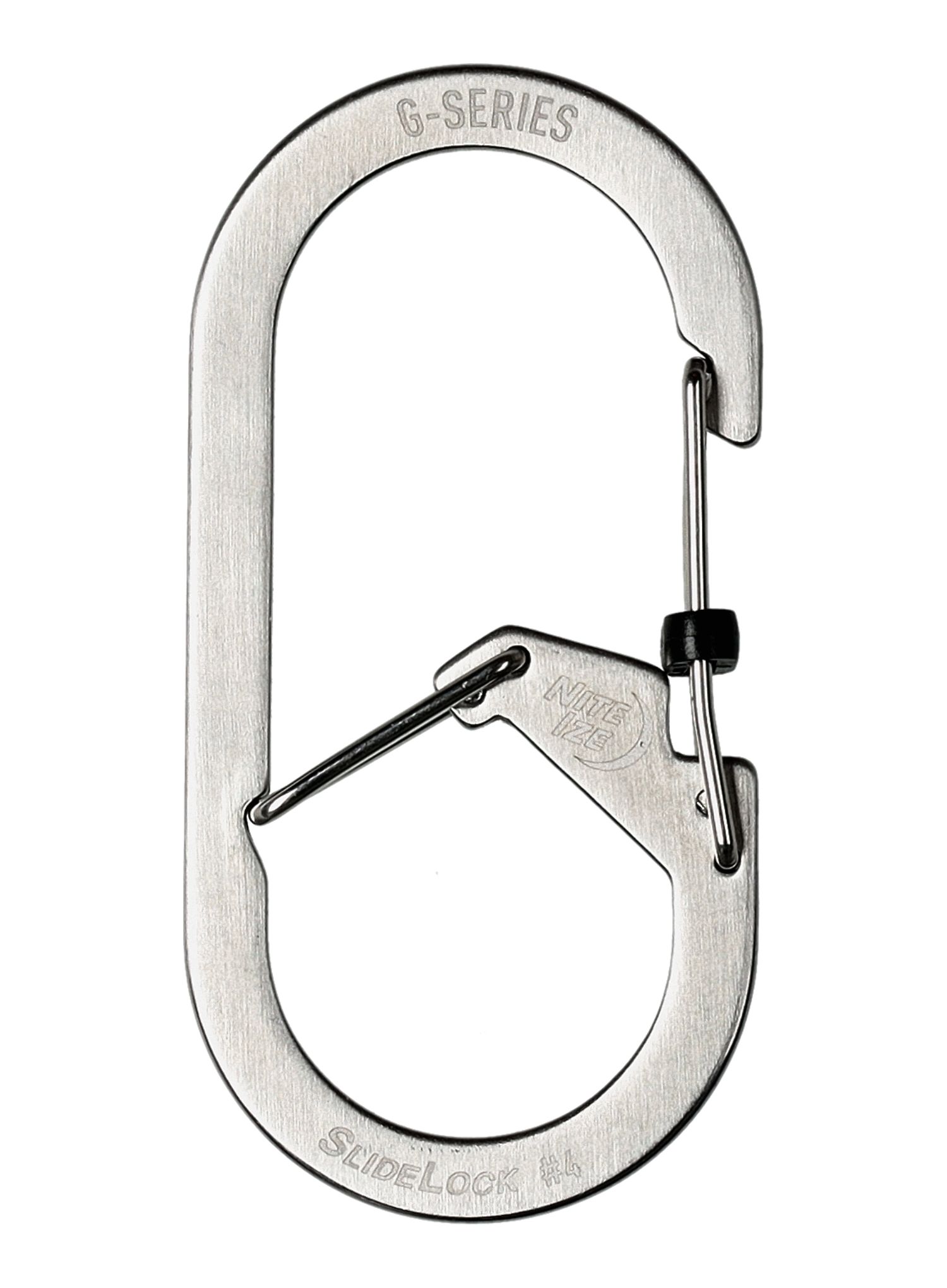 Karabiner Nite Ize G-Series SlideLock Dual Chamber Carabiner 4 - stainless steel