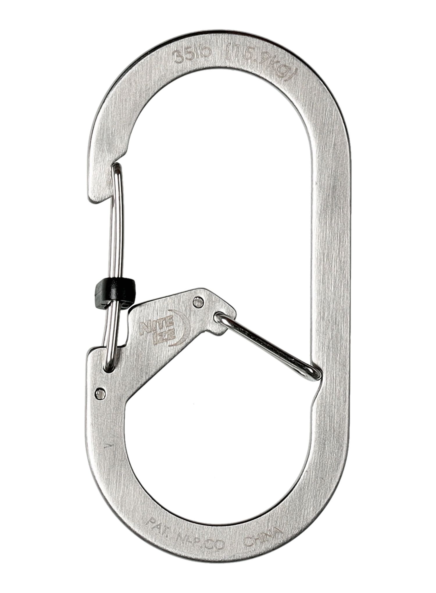 Karabiner Nite Ize G-Series SlideLock Dual Chamber Carabiner 4 - stainless steel