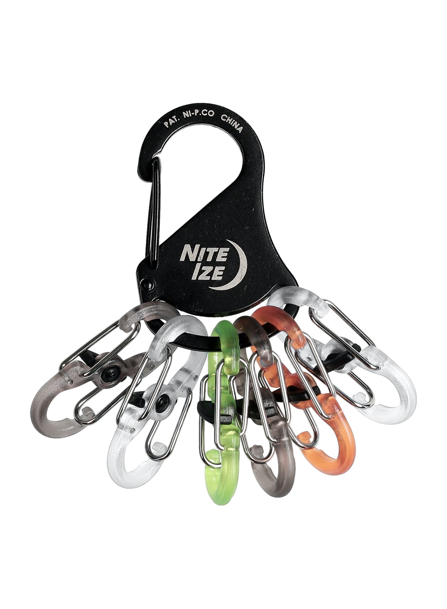 Karabiner za ključeve Nite Ize S-Biner KeyRack Locker Plastic - assorted