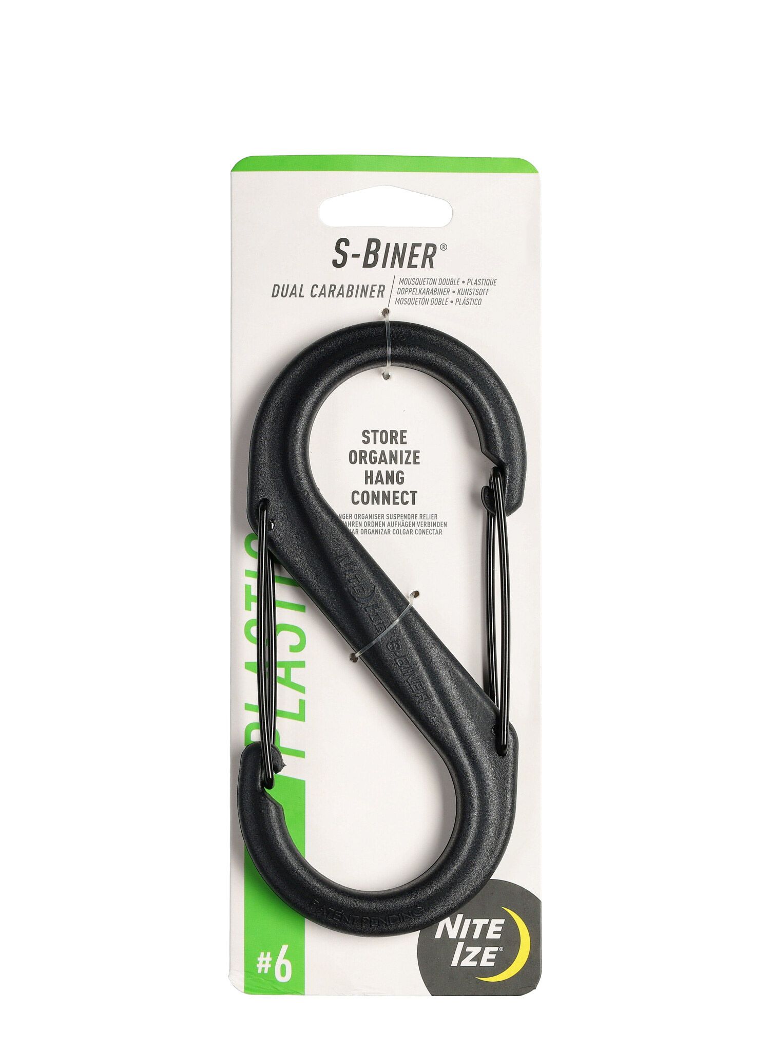 Karabiner za opremu Nite Ize S-Biner Plastic 6 - black