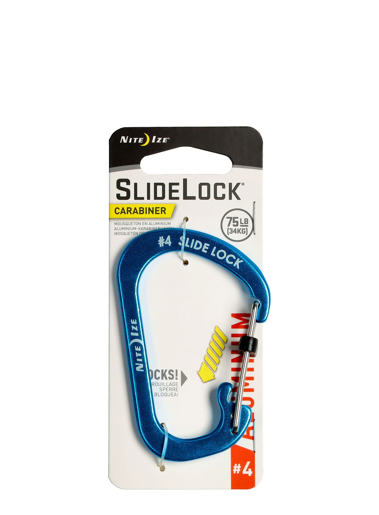 Karabiner Nite Ize SlideLock Carabiner Aluminium 4 - blue