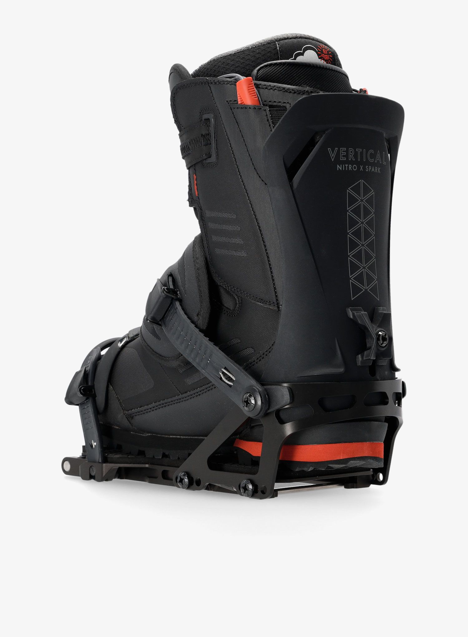 Vezi za splitboard Nitro Vertical ST Splitbinding - black