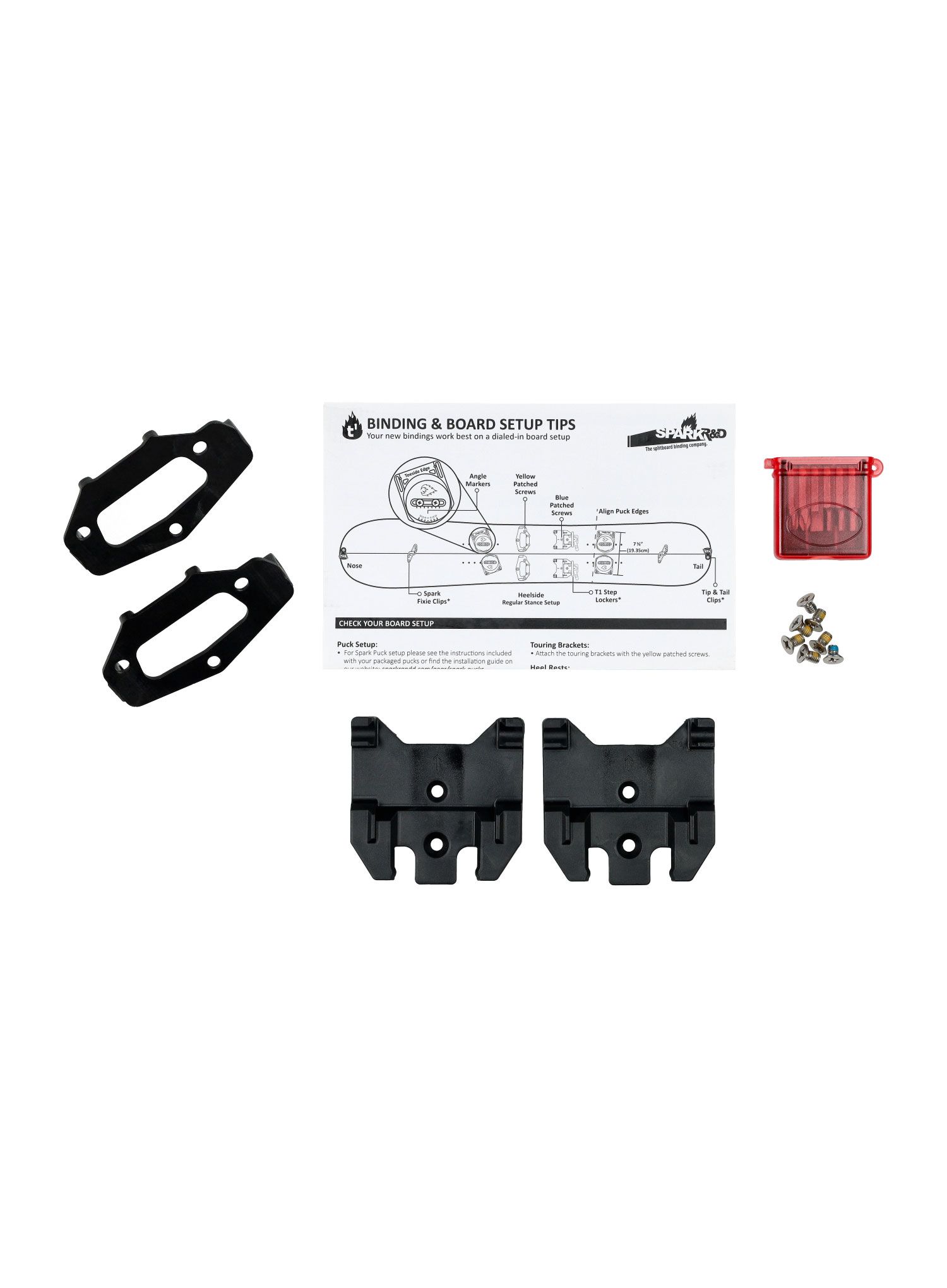 Vezi za splitboard Nitro Vertical ST Splitbinding - black