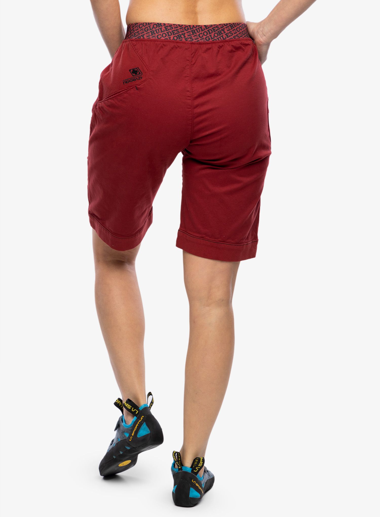 Ženske penjačke kratke hlače Nograd Sahel Short - dark red