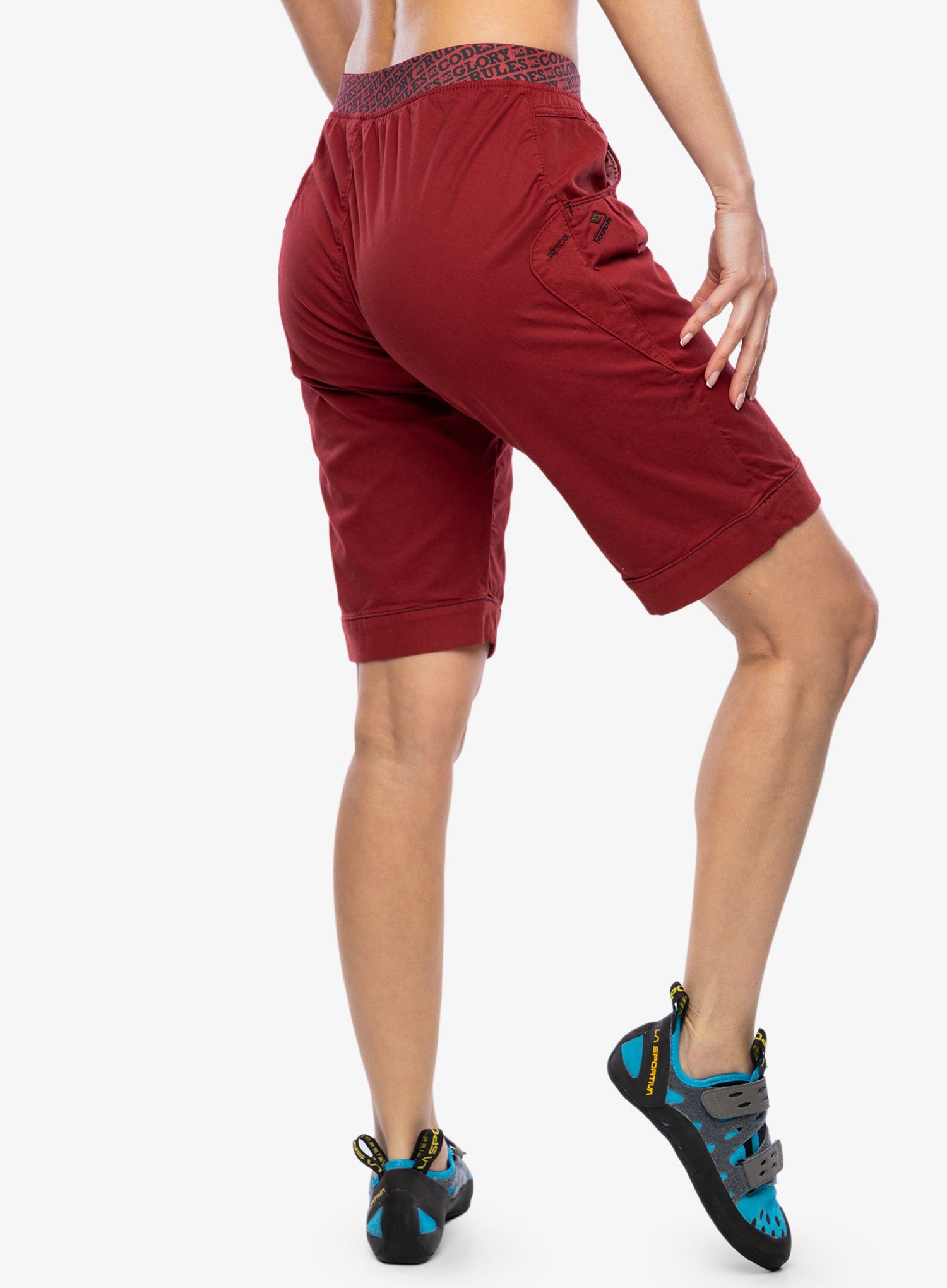 Ženske penjačke kratke hlače Nograd Sahel Short - dark red