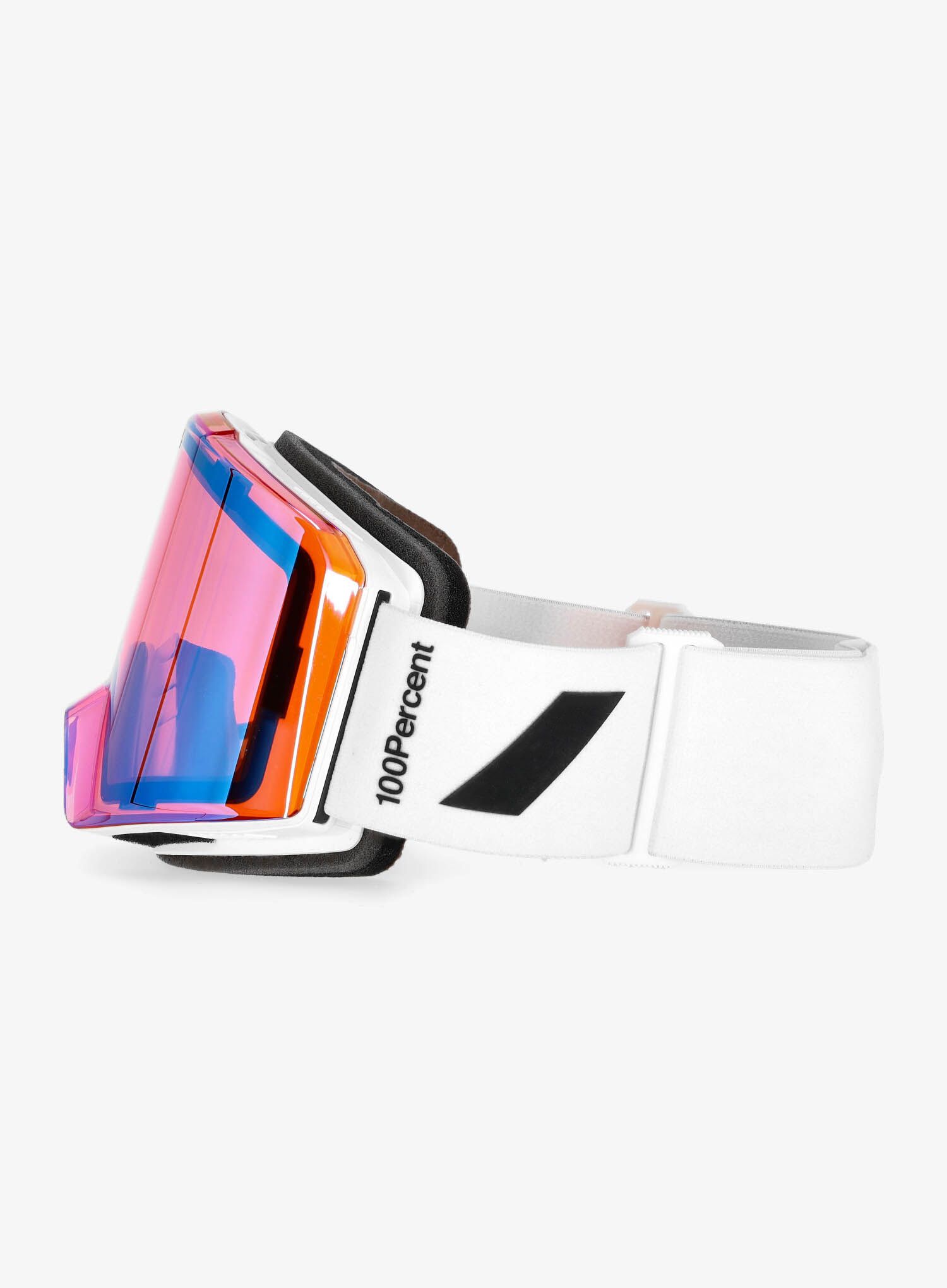 Skijaške naočale 100% Norg Hiper - white/mirror violet
