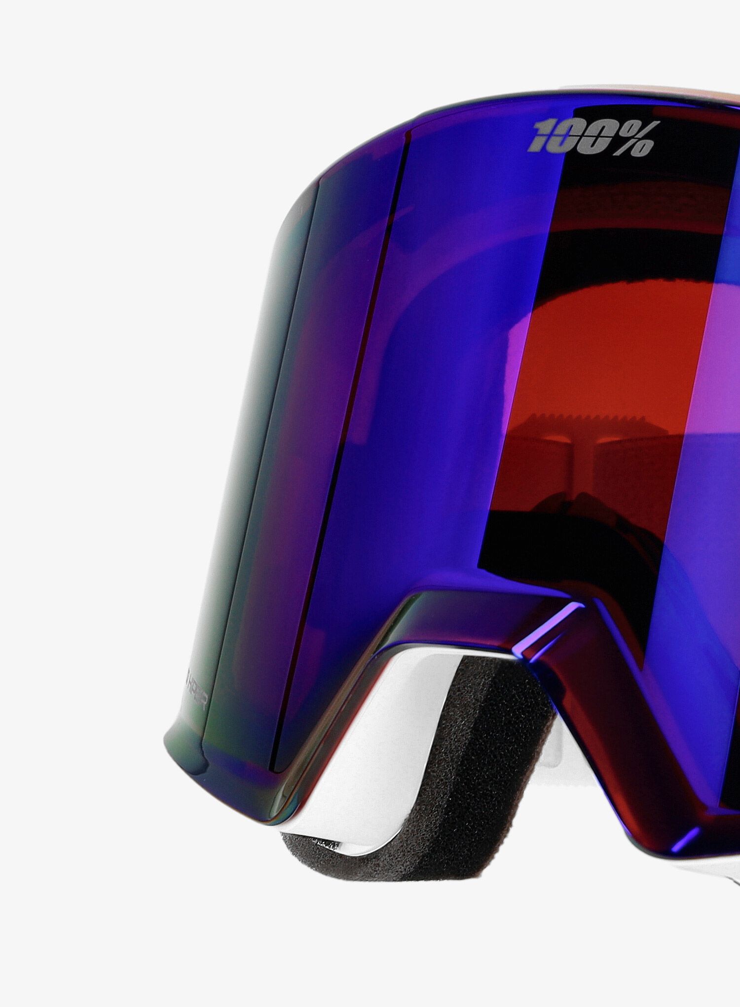 Skijaške naočale 100% Norg Hiper - white/mirror violet