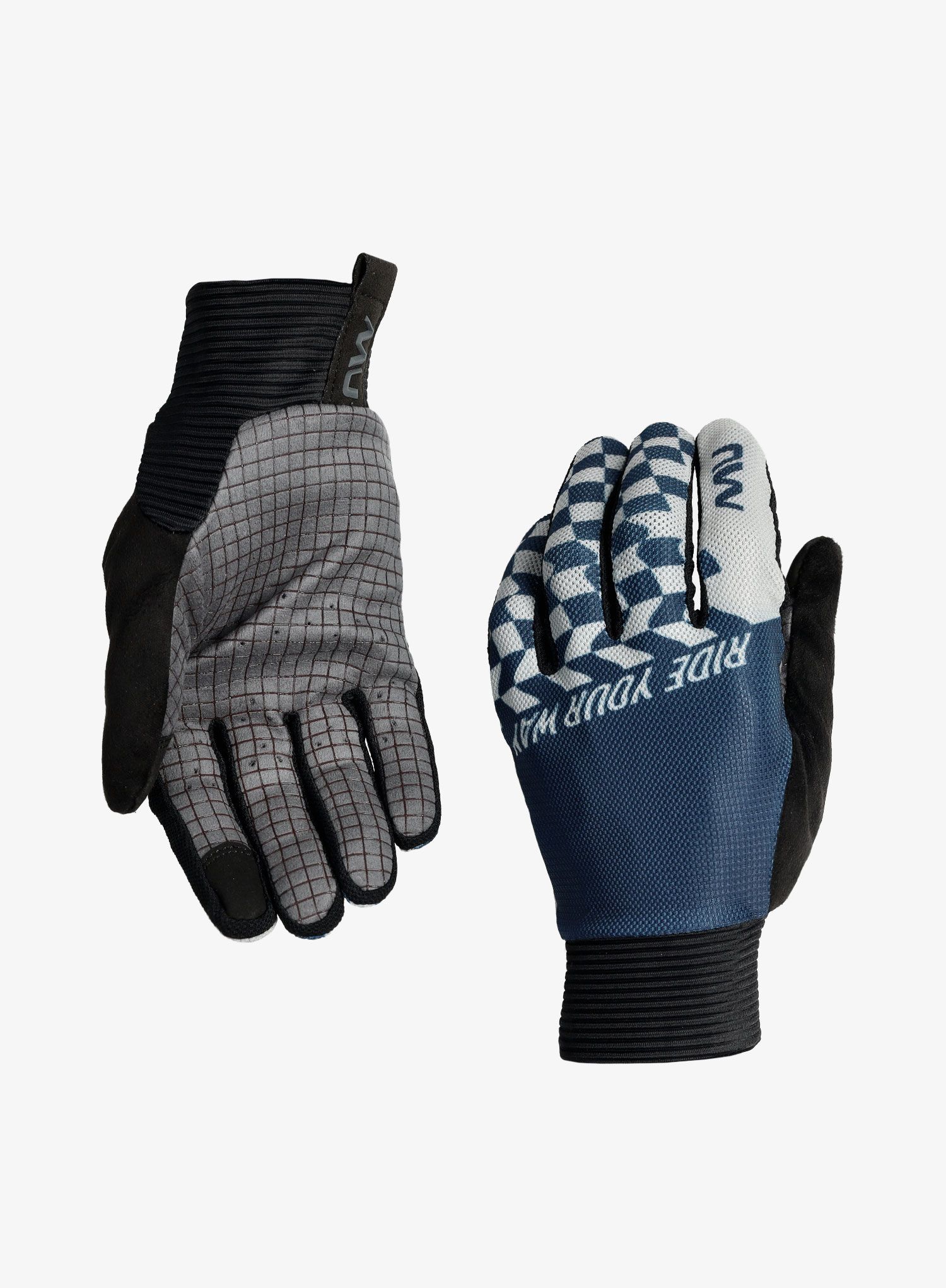 Biciklističke rukavice Northwave Air Lf Full Finger Glove  - deep blue/light grey