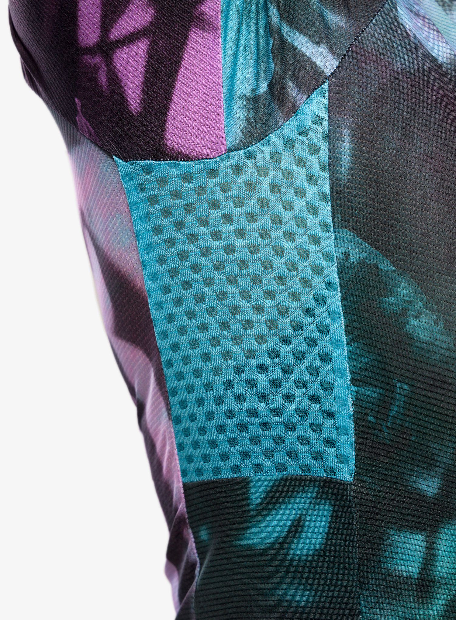Ženska biciklistička majica Northwave Blade Flower Woman Jersey Short Sleeve  - black/turquoise