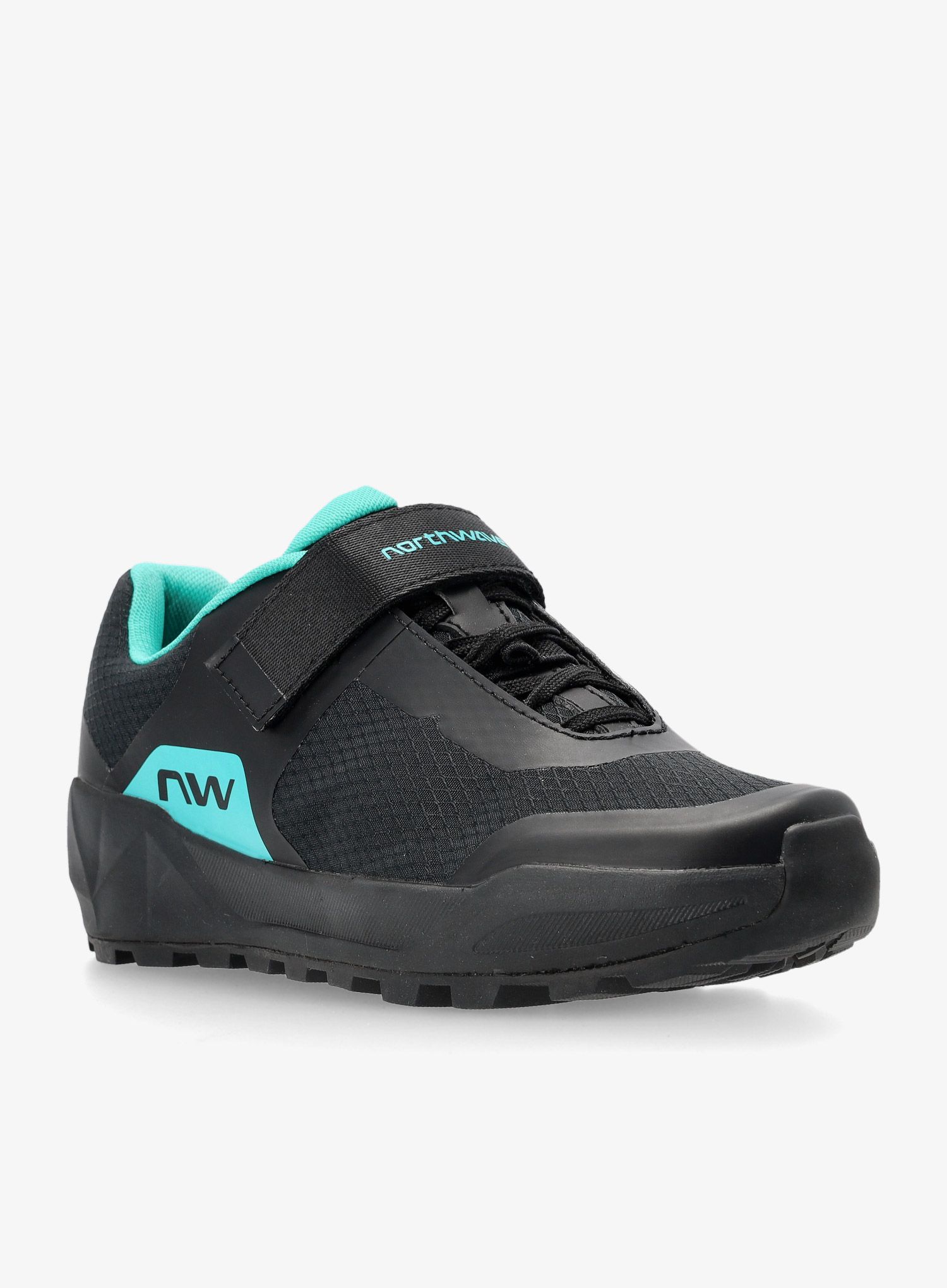 Ženske biciklističke cipele Northwave Escape Evo 2 - black/turquoise